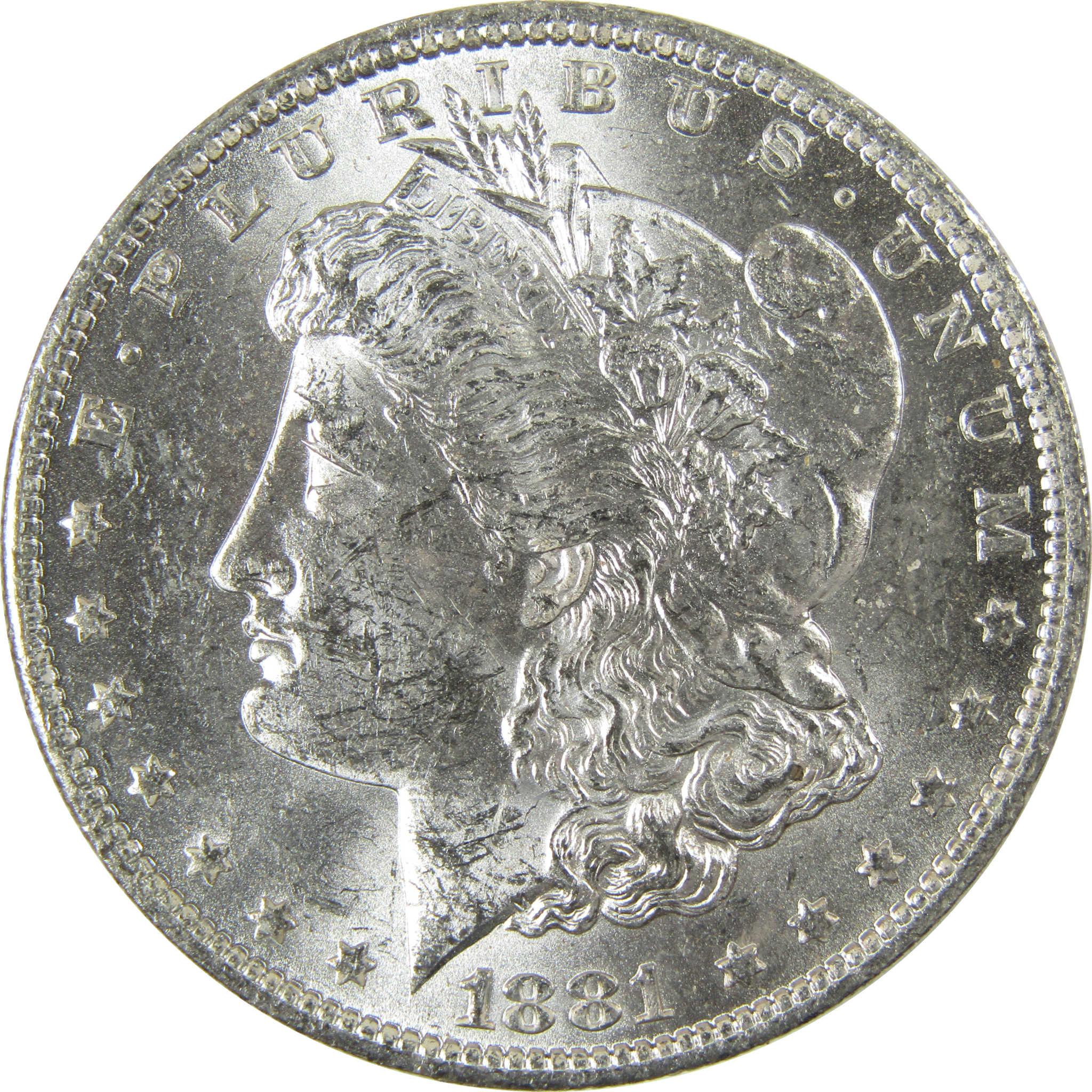 1881 O Morgan Silver Dollar Uncirculated Mint State $1 Coin SKU:I27714 - Morgan coin - Morgan silver dollar - Morgan silver dollar for sale - Profile Coins & Collectibles