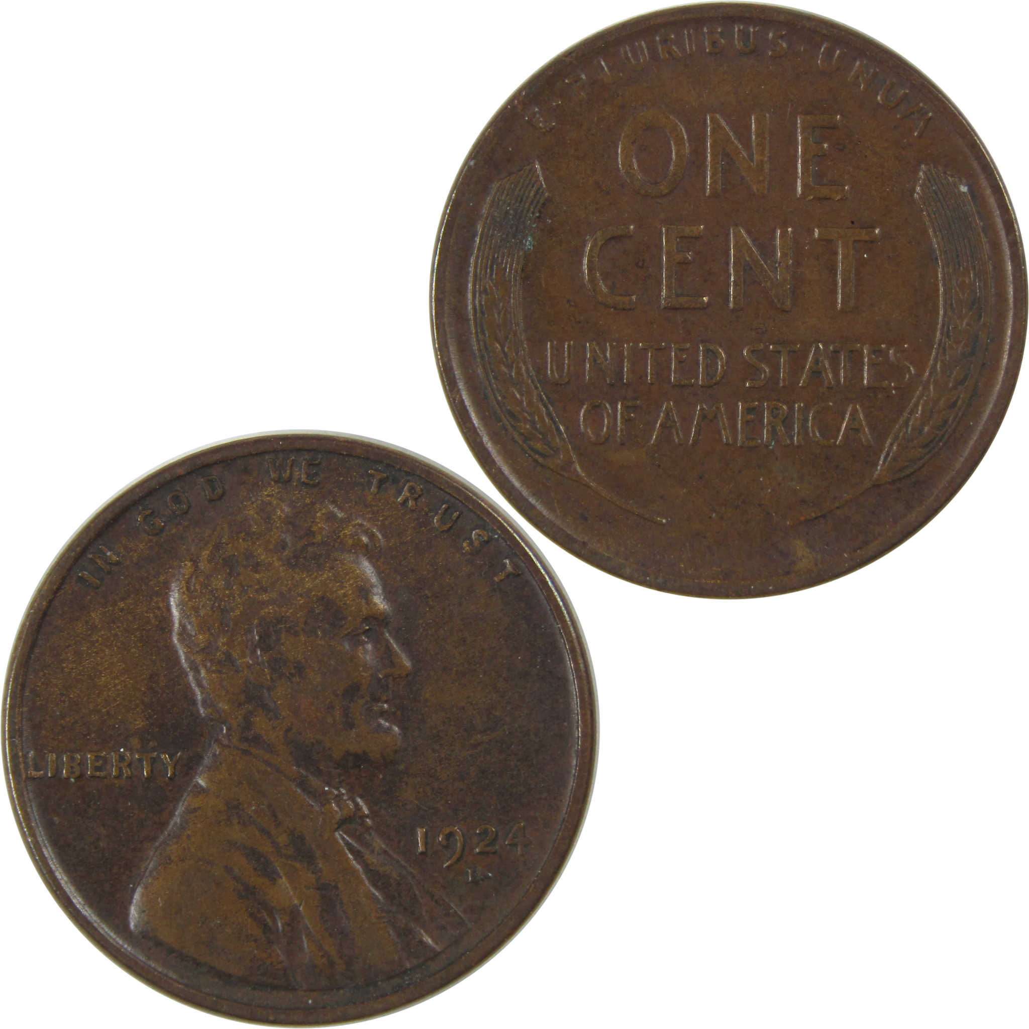 1924 D Lincoln Wheat Cent VF Very Fine Penny 1c Coin SKU:I23763