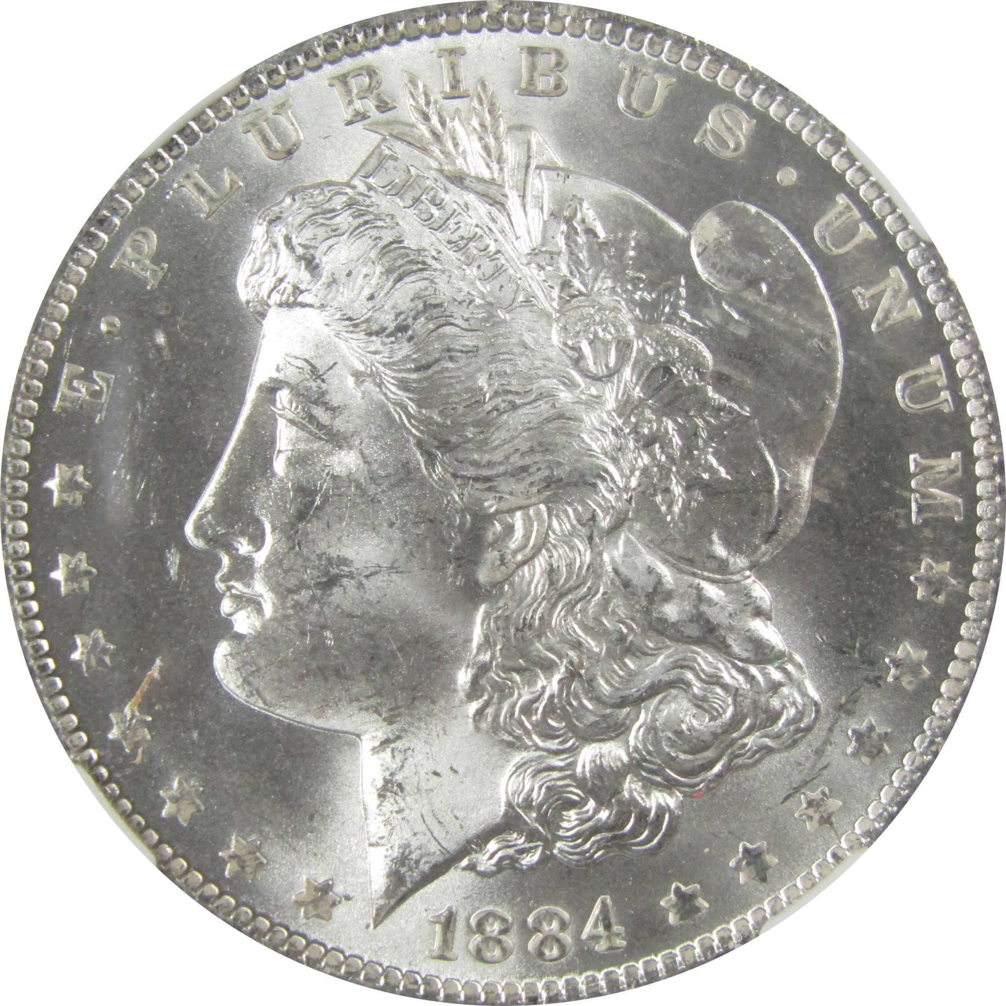1884 O Morgan Silver Dollar MS 63 NGC Uncirculated $1 Coin SKU:CP459 - Morgan coin - Morgan silver dollar - Morgan silver dollar for sale - Profile Coins & Collectibles