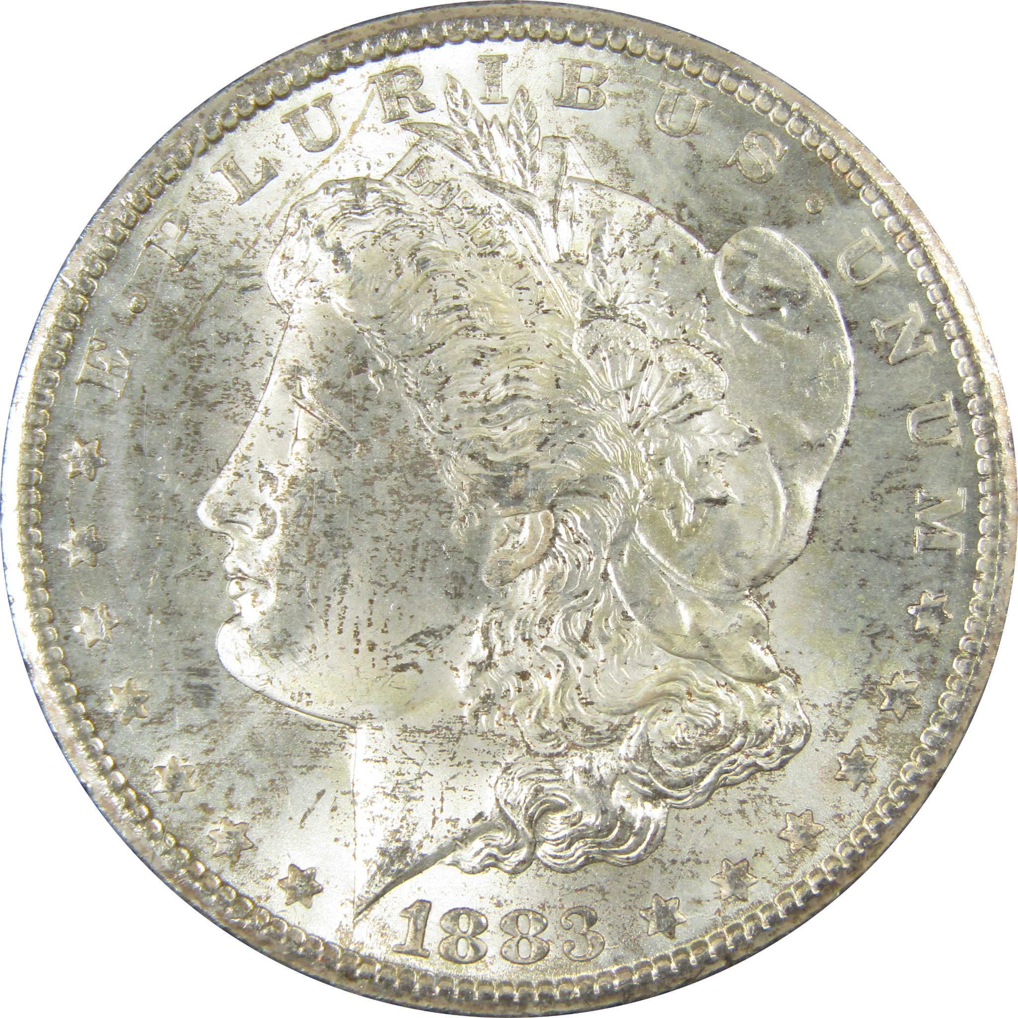 1883 CC GSA Morgan Silver Dollar Uncirculated Mint State SKU:I26013 - Morgan coin - Morgan silver dollar - Morgan silver dollar for sale - Profile Coins & Collectibles