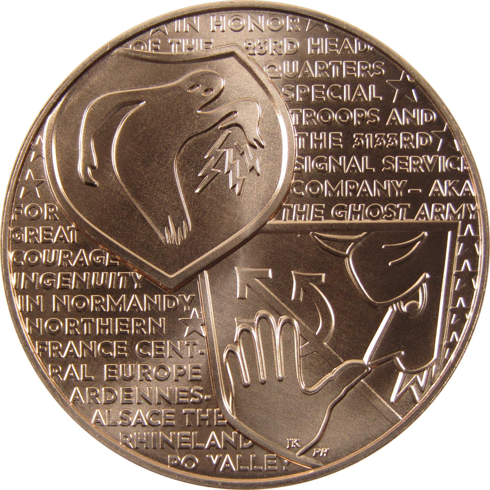 The Ghost Army World War II Bronze Medal U.S. Mint SKU:I14086