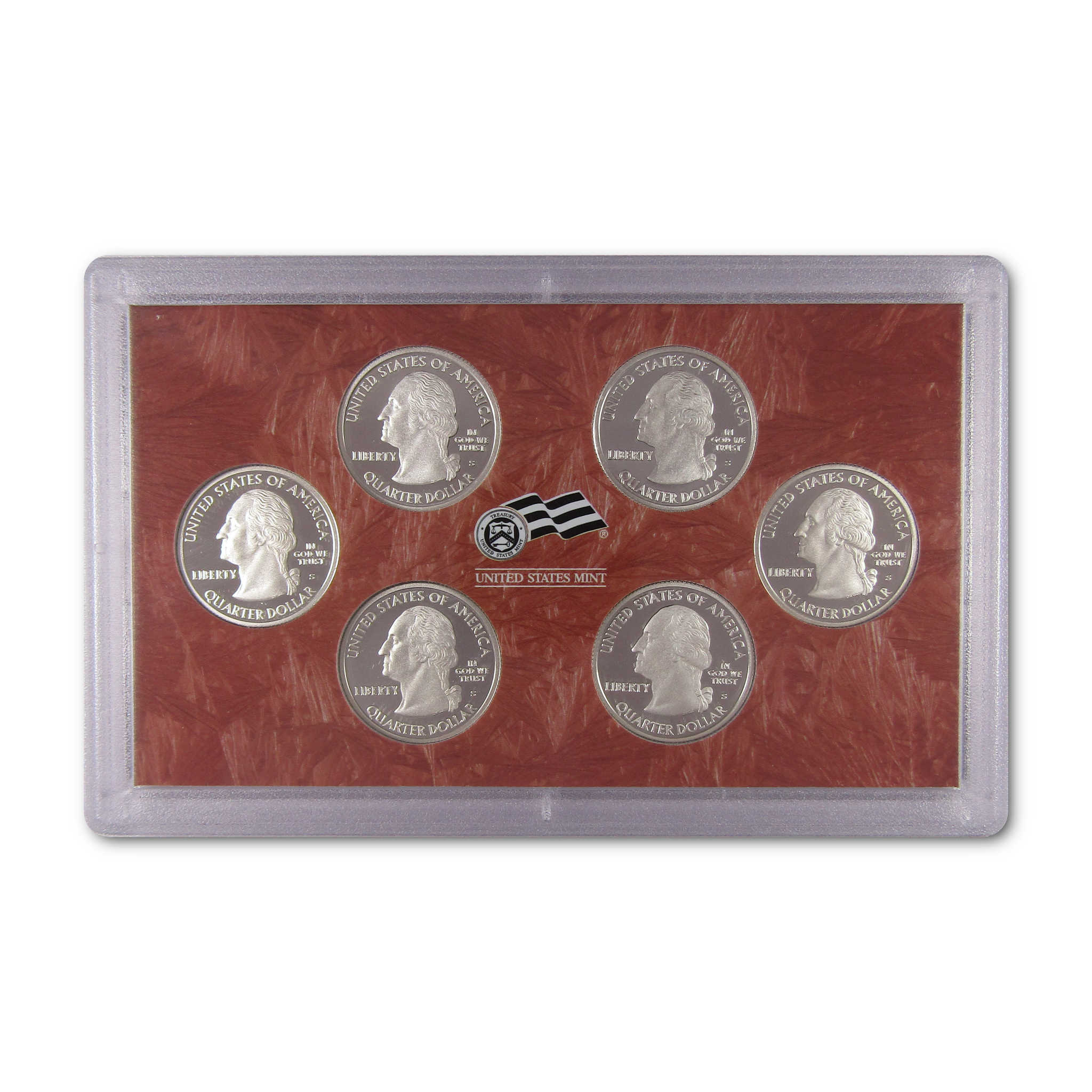 2009 D.C. & U.S Territories Quarter Silver Proof Set U.S. Mint OGP COA