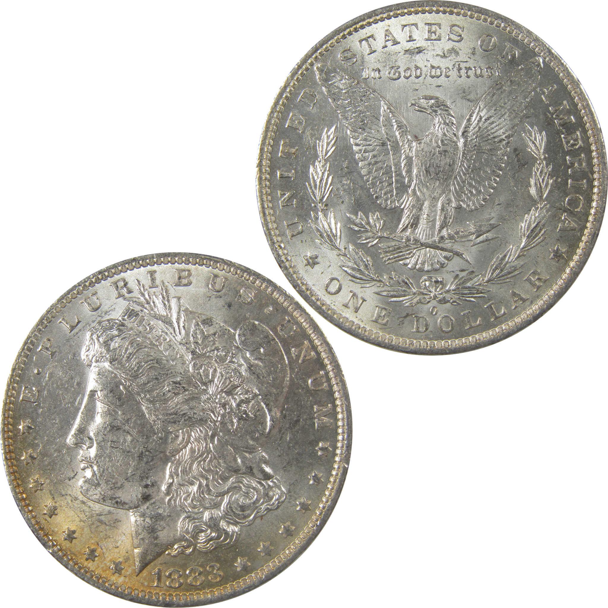 1883 O Morgan Silver Dollar Uncirculated Mint State Toned SKU:I24848