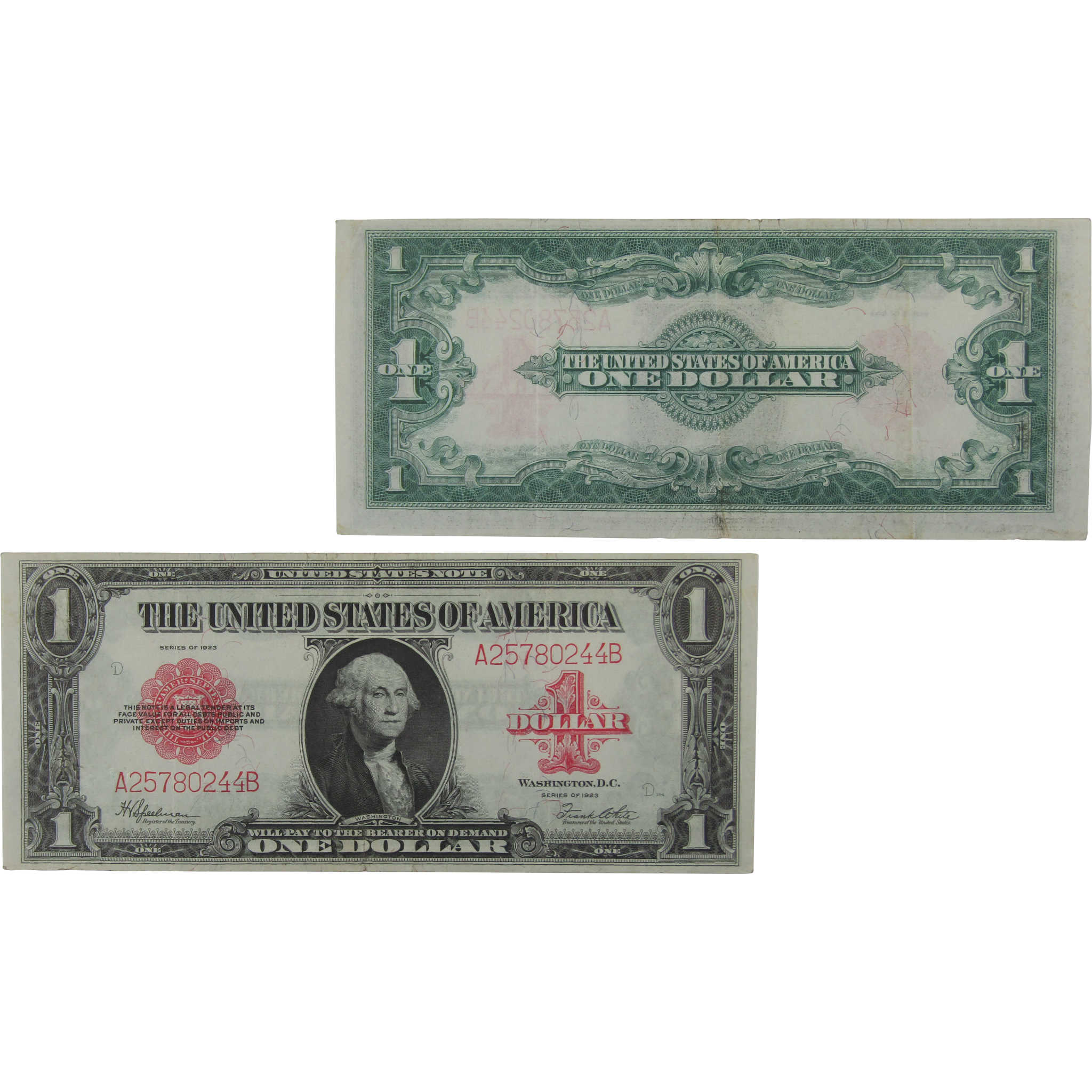 1923 $1 Large Size Legal Tender Note Fr 40 VF Very Fine Currency