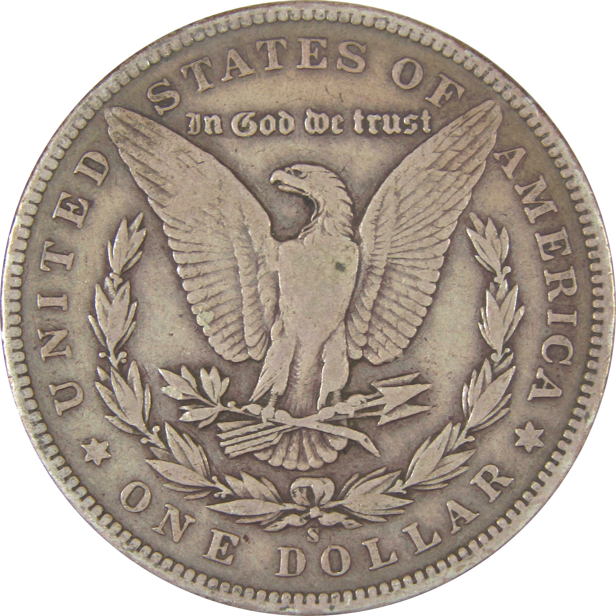 1898 S Morgan Dollar F Fine Silver $1 Coin SKU:I22561 - Morgan coin - Morgan silver dollar - Morgan silver dollar for sale - Profile Coins & Collectibles