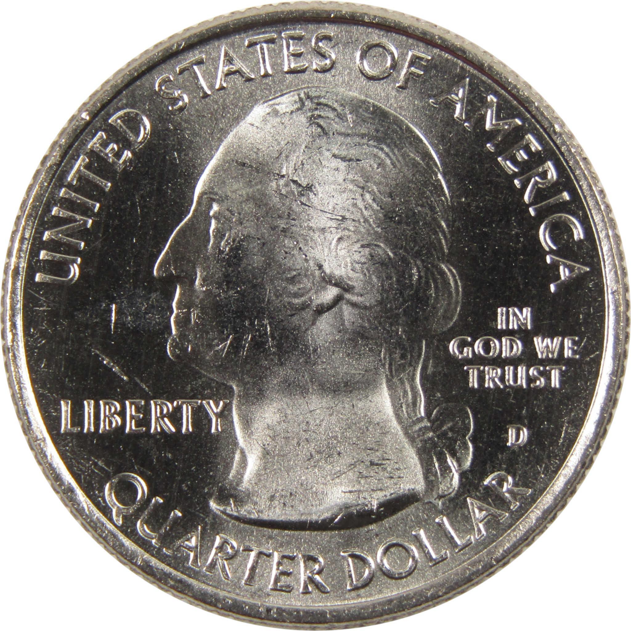 2011 D Gettysburg National Military Park Quarter Uncirculated Clad 25c