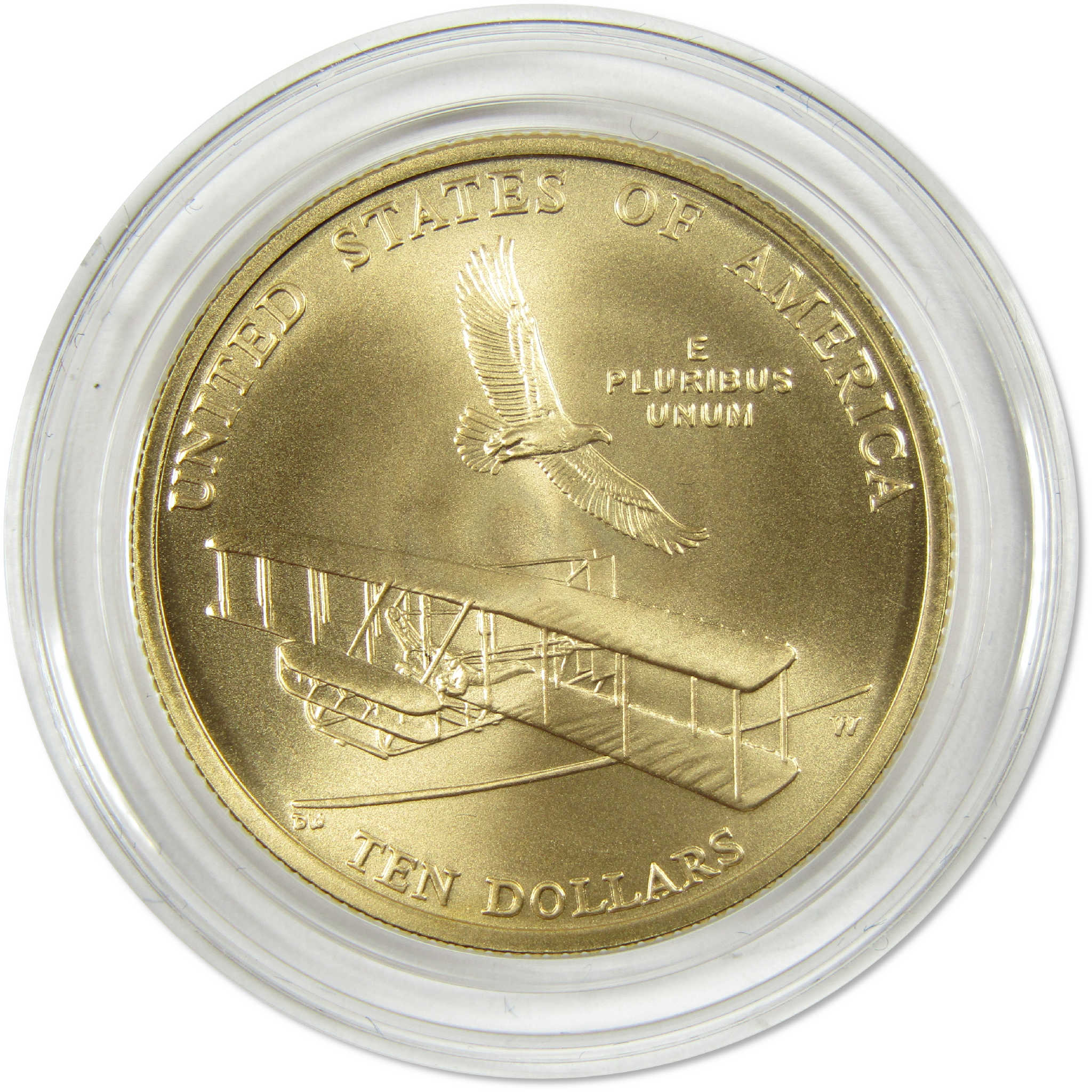 2003 W First Flight Commemorative Gold $10 Uncirculated OGP COA