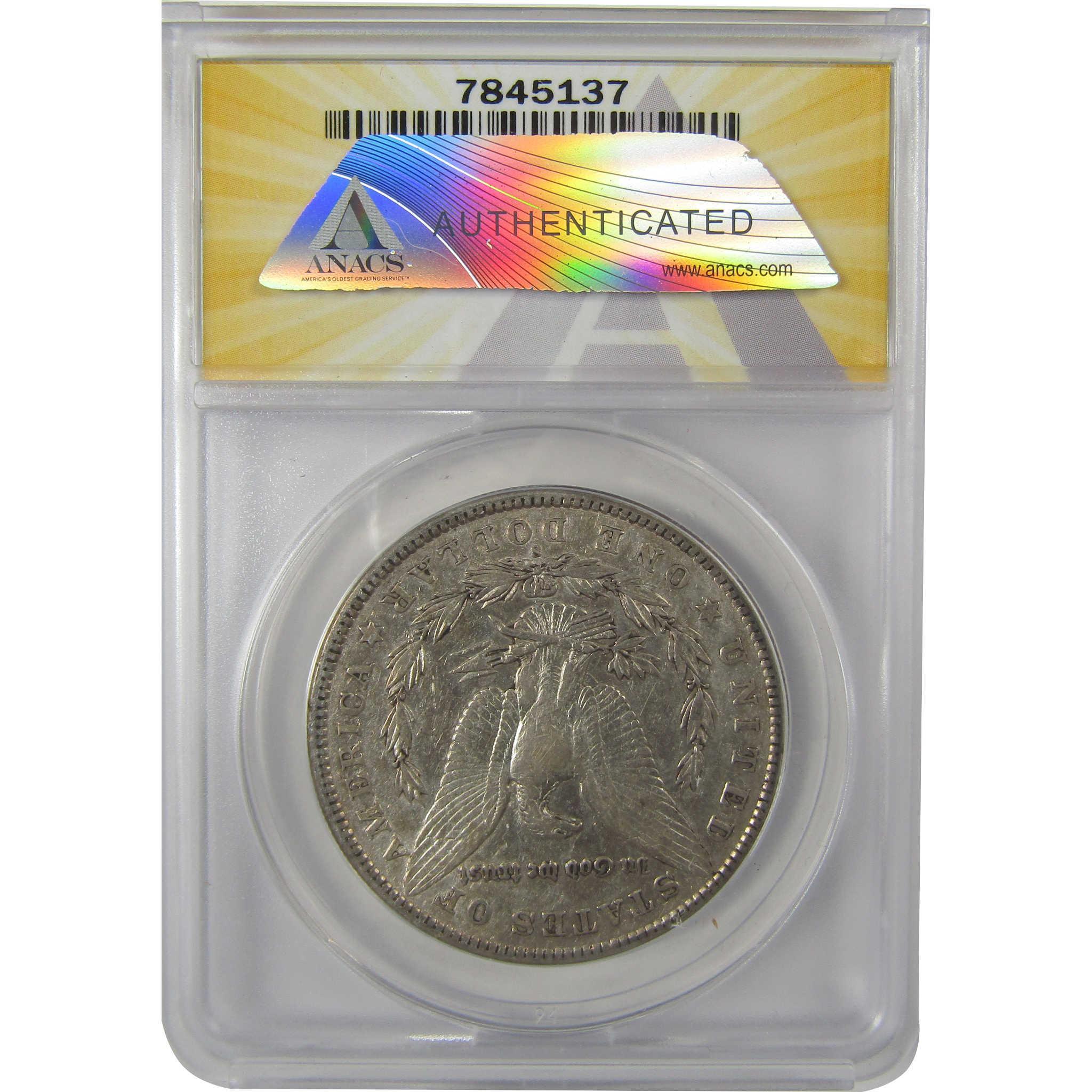 1904 S Morgan Dollar VF 30 Details ANACS Silver $1 Coin SKU:I21158 - Morgan coin - Morgan silver dollar - Morgan silver dollar for sale - Profile Coins & Collectibles