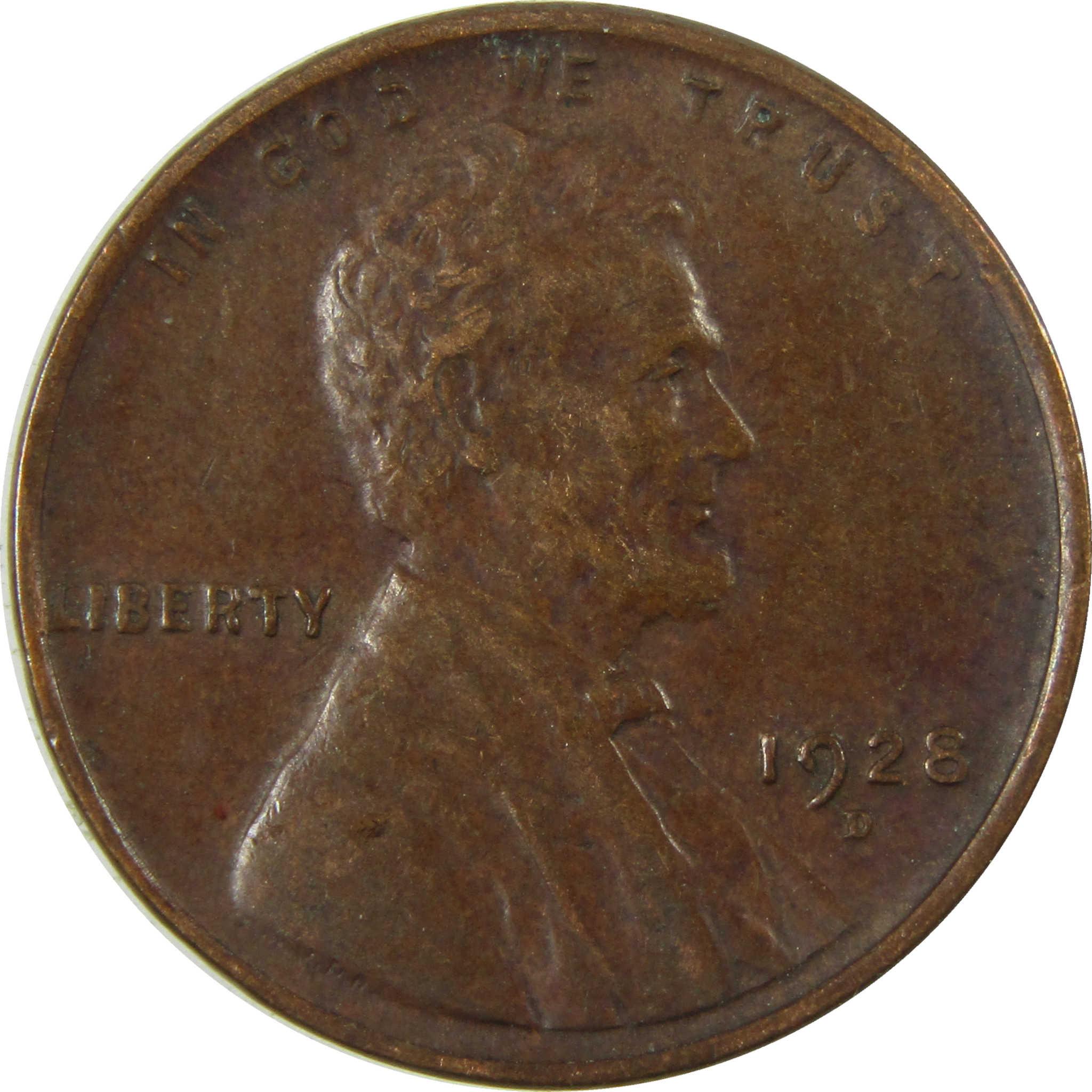 1928 D Lincoln Wheat Cent VF Very Fine Penny 1c Coin SKU:I27585