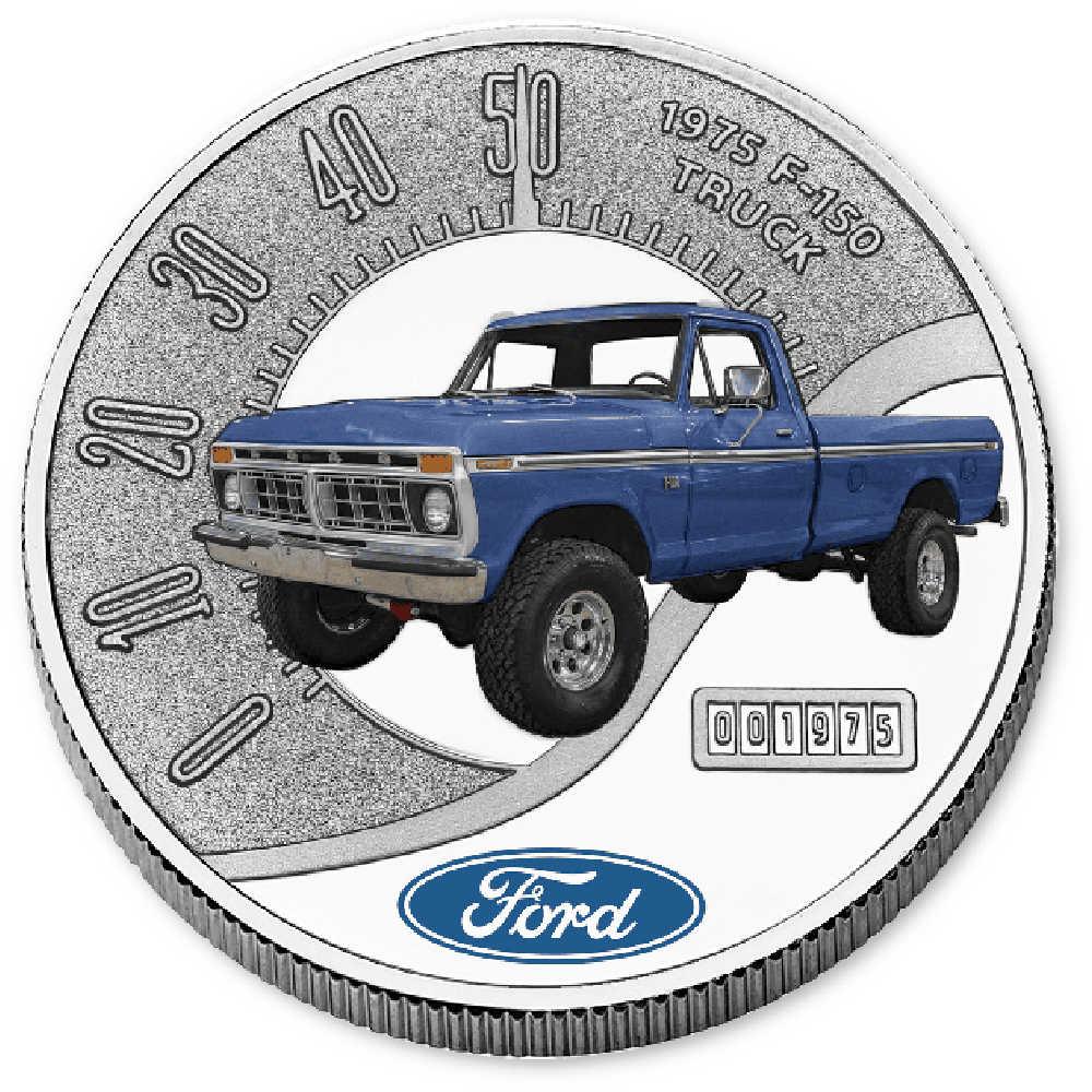 2025 Liberia Ford Truck Series 1975 F-150 Proof-Like $1 Coin