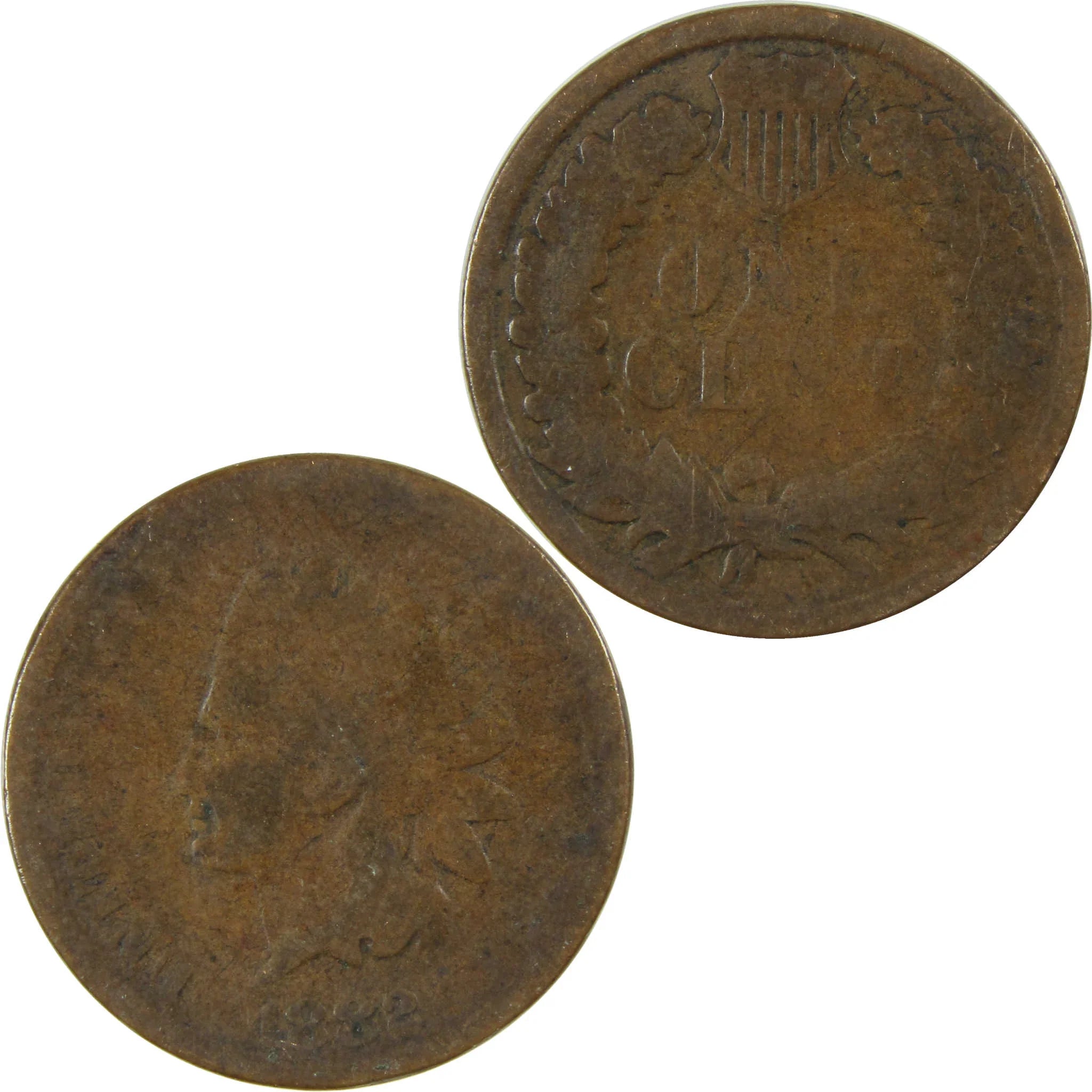 1882 Indian Head Cent G Good Penny 1c Coin SKU:I27044