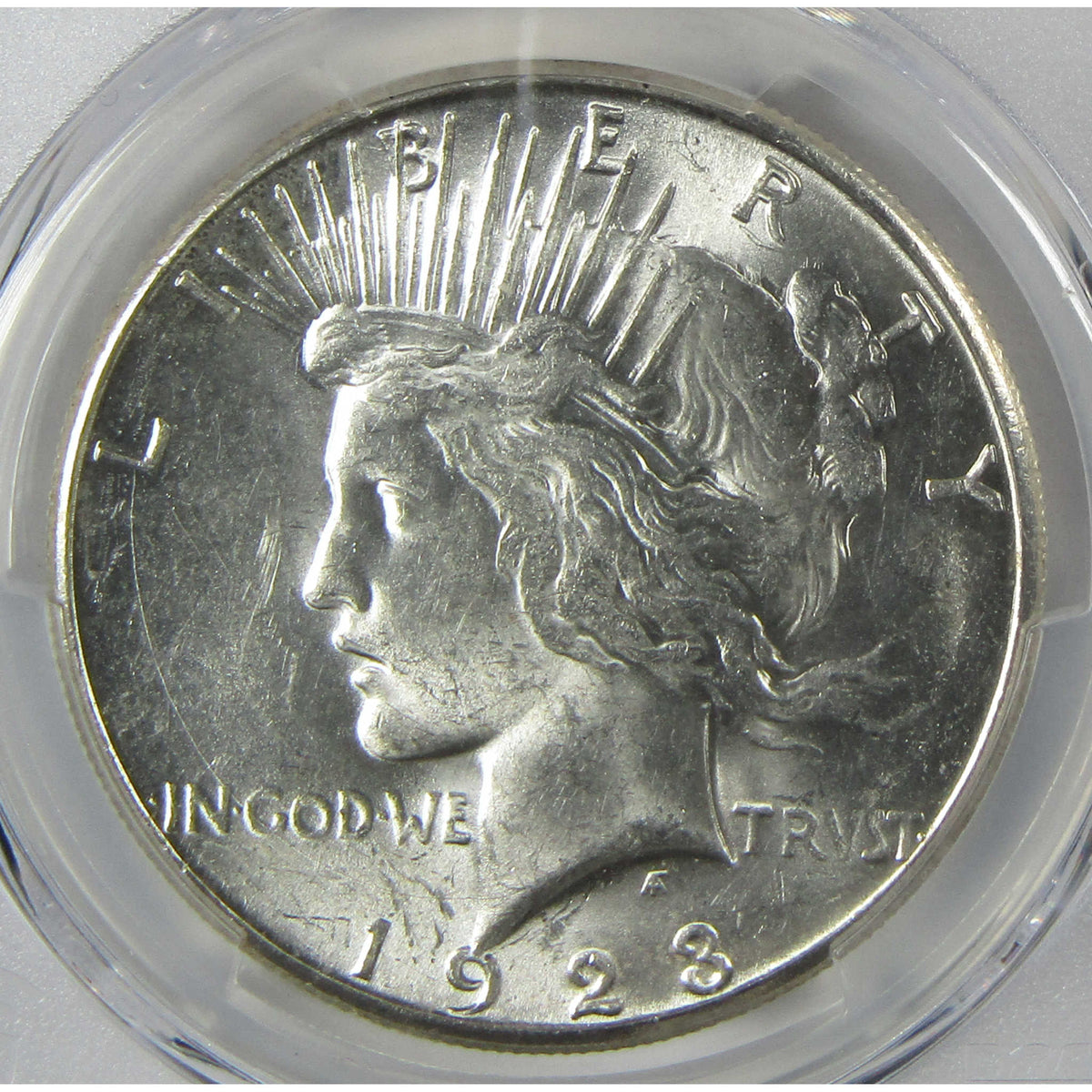 1923 S Peace Silver Dollar MS 62 PCGS Uncirculated $1 Coin Collectible