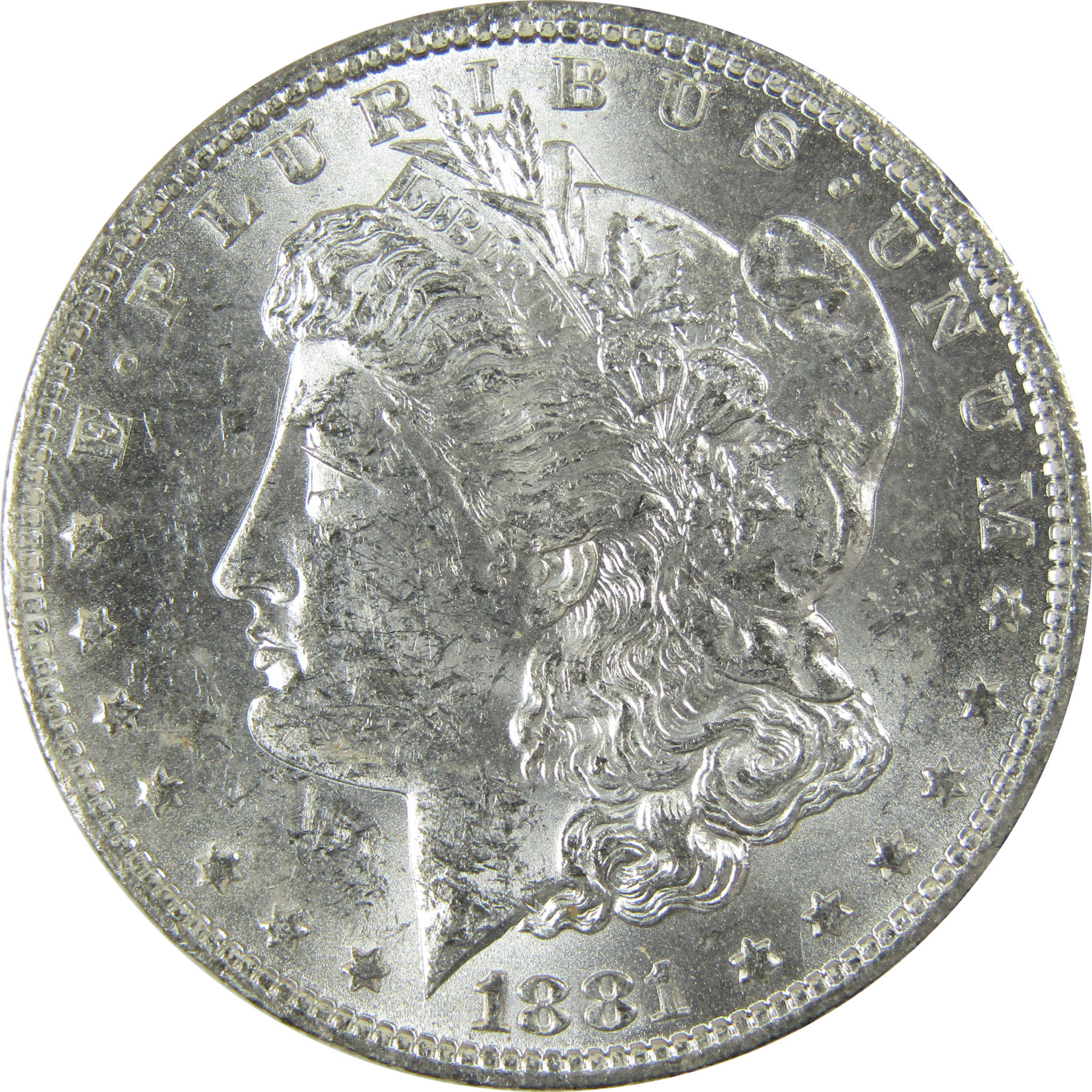 1881 O Morgan Silver Dollar Uncirculated Mint State $1 Coin SKU:I27716