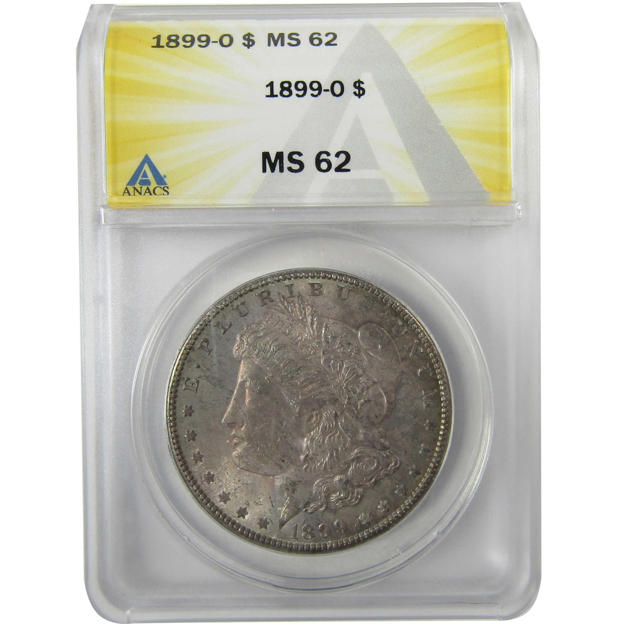 1899 O Morgan Silver Dollar MS 62 ANACS Uncirculated SKU:I27996 - Morgan coin - Morgan silver dollar - Morgan silver dollar for sale - Profile Coins & Collectibles