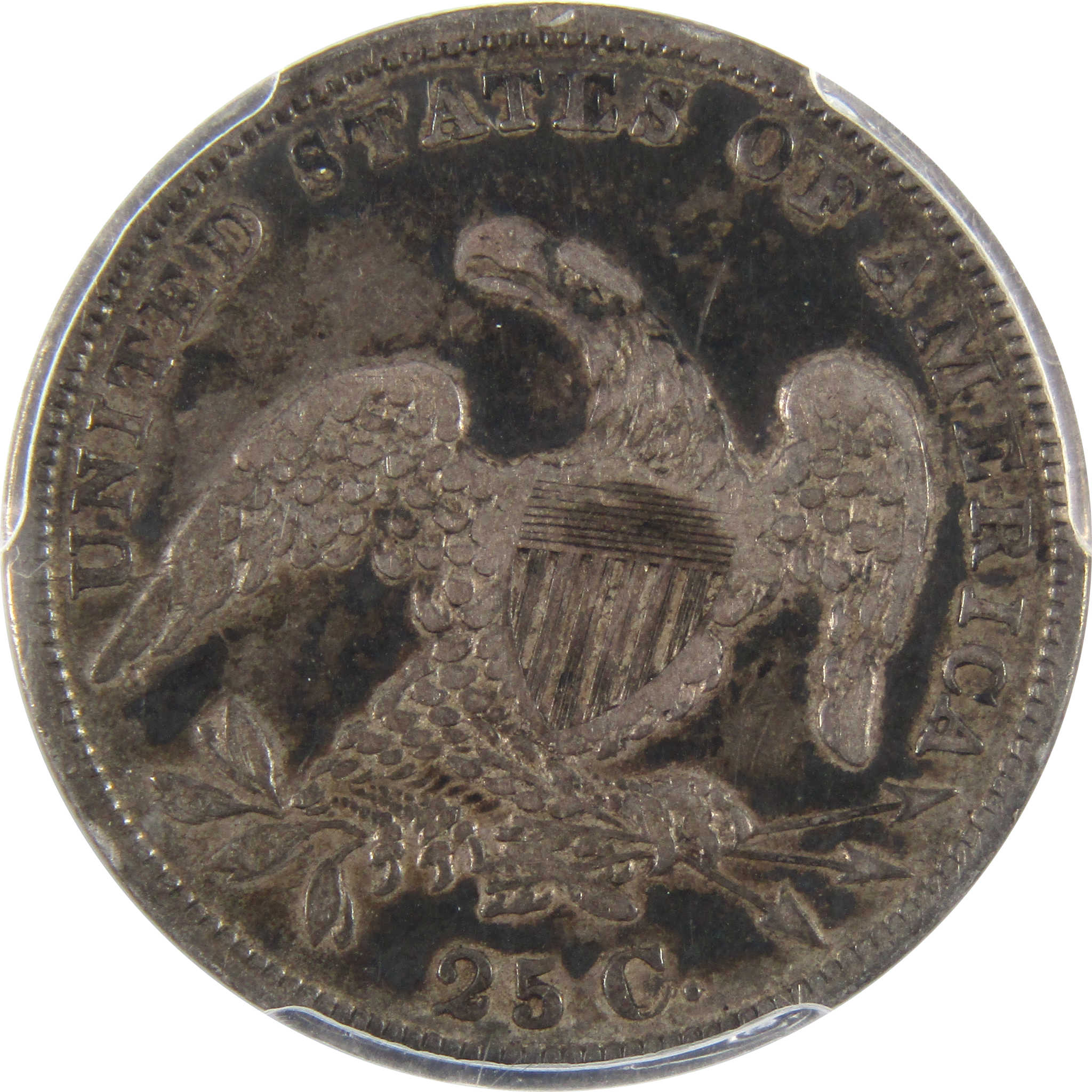 1835 Capped Bust Quarter VF 30 PCGS 89.24% Silver 25c Coin SKU:I8695