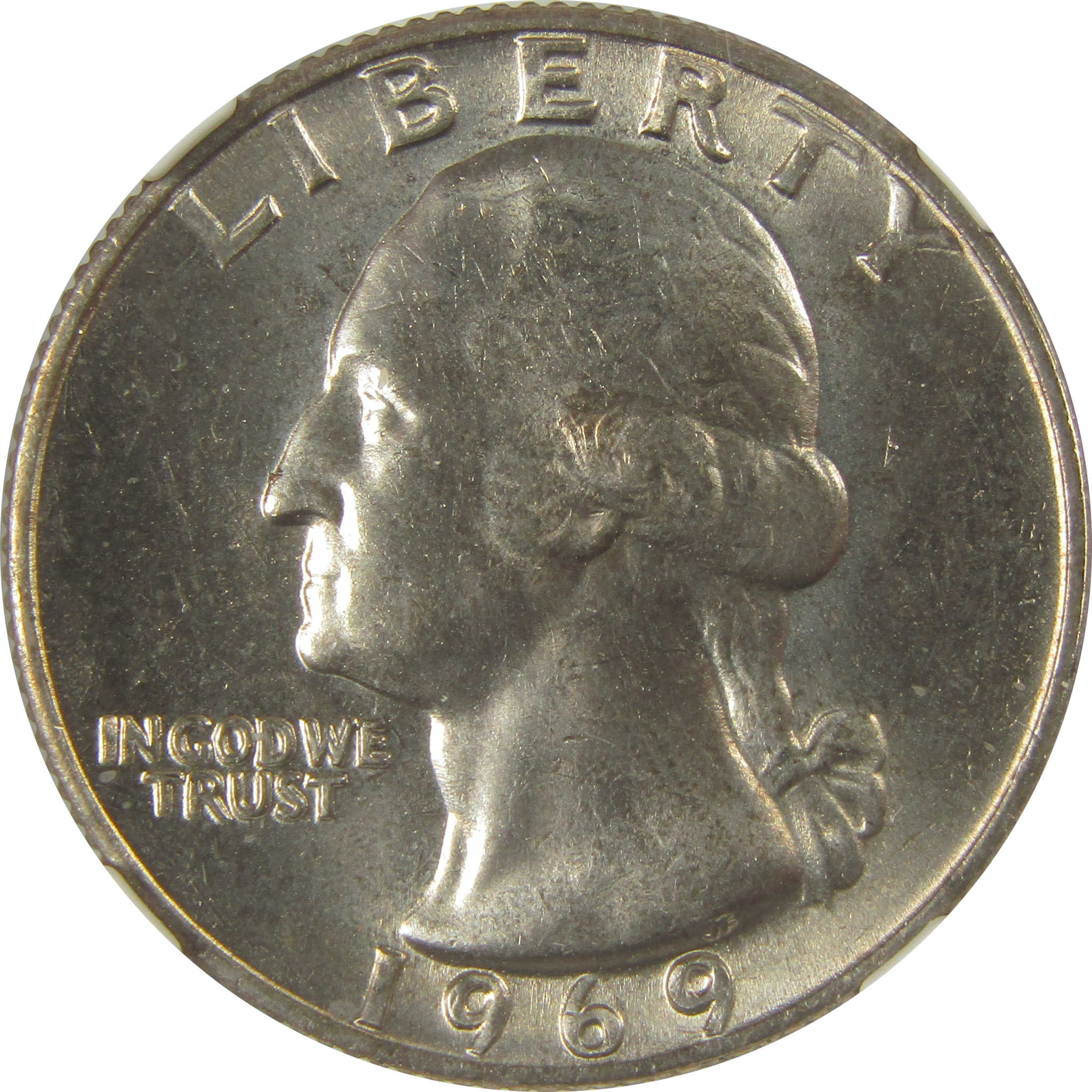 1969 Washington Quarter MS 66 NGC Clad Uncirculated SKU:I20564