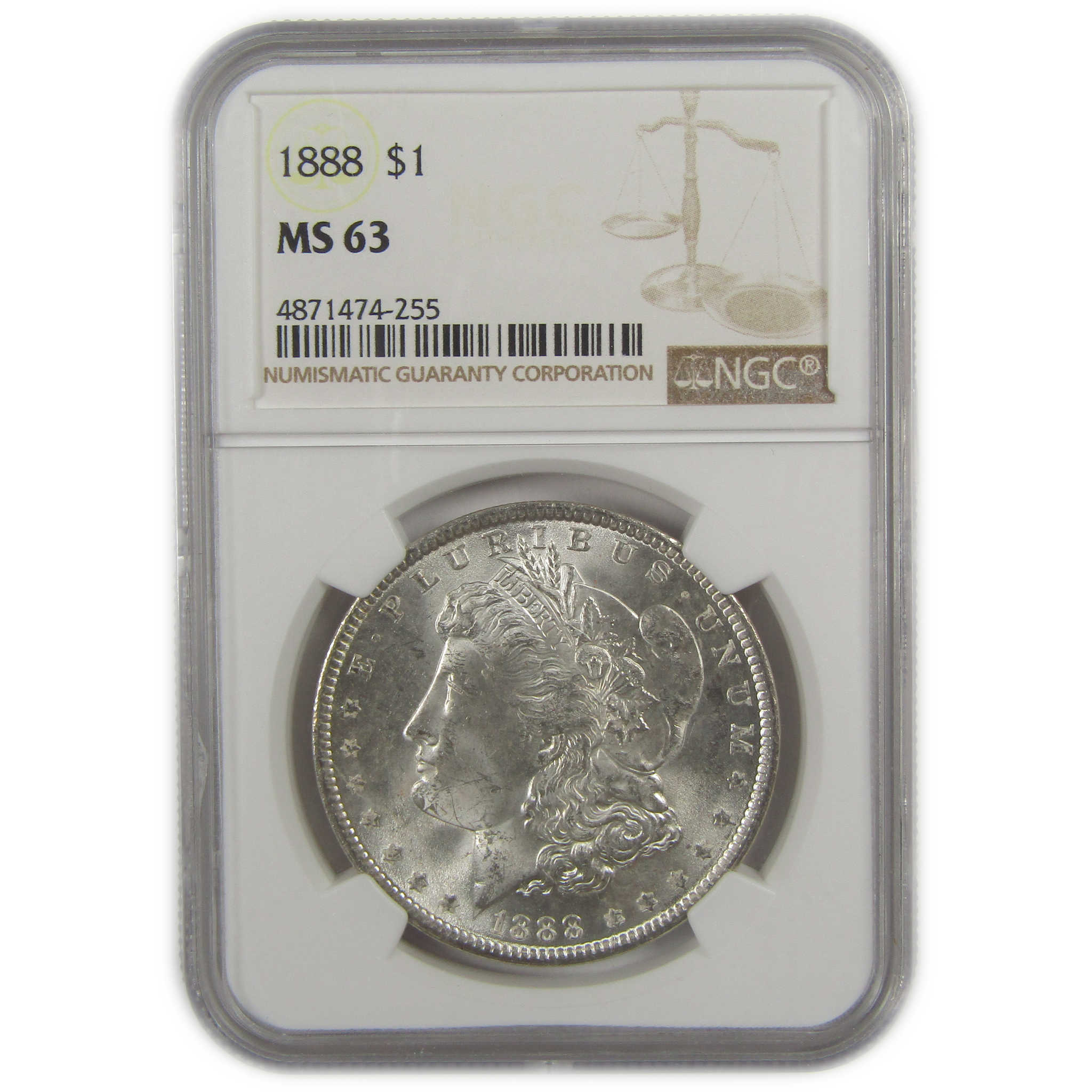 1888 Morgan Dollar MS 63 NGC Silver Uncirculated $1 Coin SKU:I21092 - Morgan coin - Morgan silver dollar - Morgan silver dollar for sale - Profile Coins & Collectibles