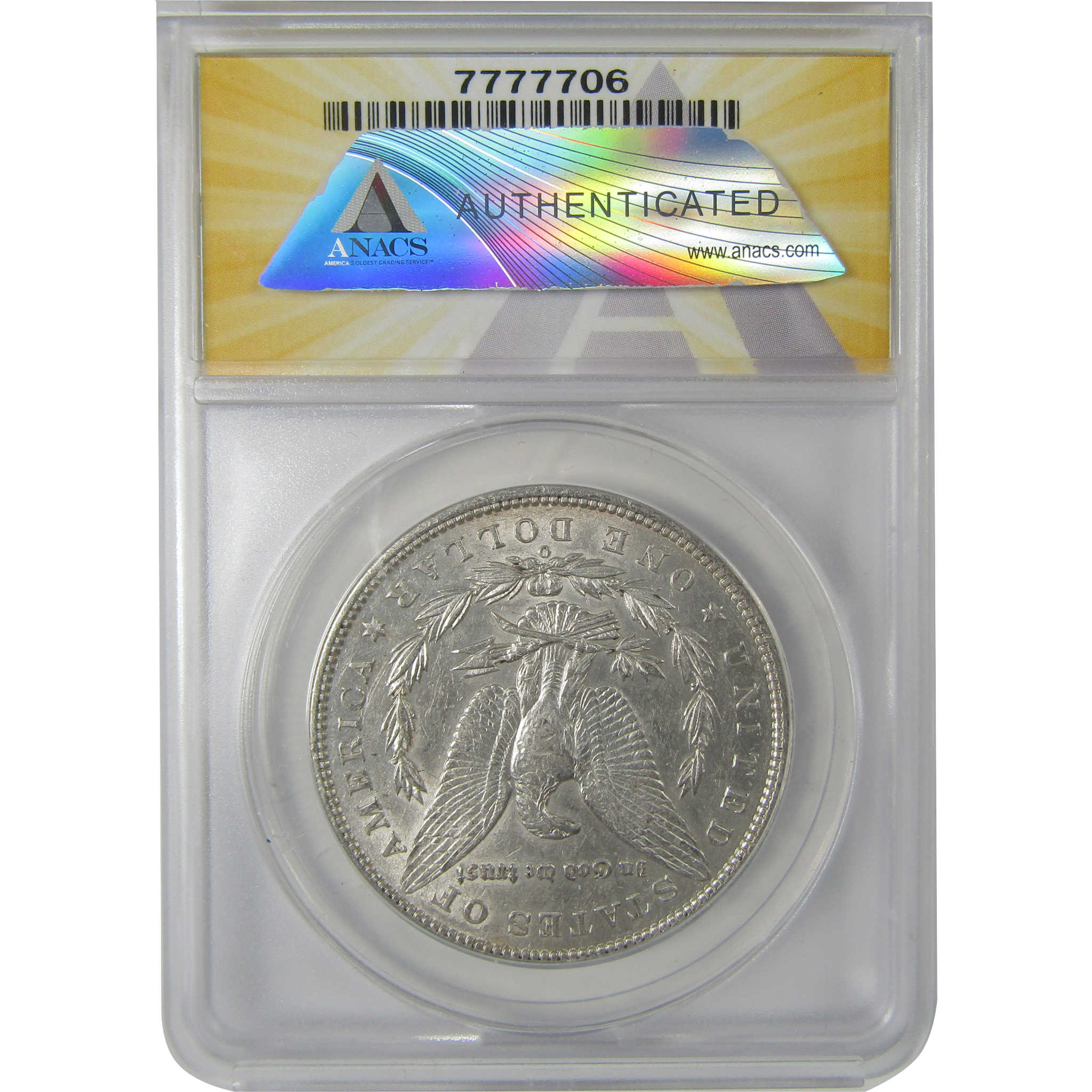 1896 O Morgan Dollar AU 50 Details ANACS Silver $1 Coin SKU:I18955 - Morgan coin - Morgan silver dollar - Morgan silver dollar for sale - Profile Coins & Collectibles