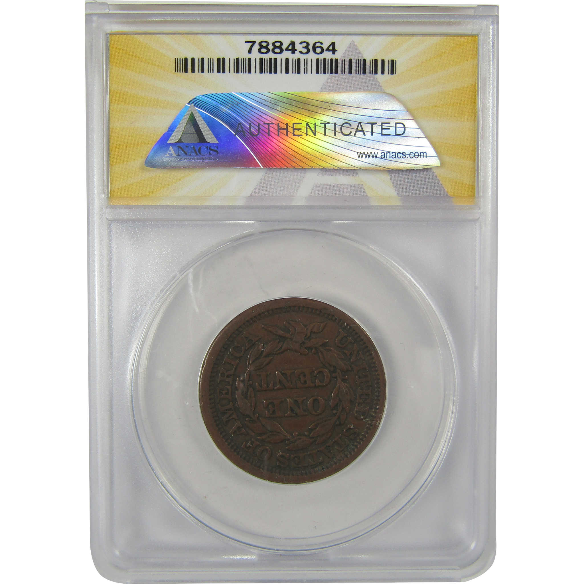 1848 Braided Hair Large Cent EF 40 ANACS Copper Penny SKU:I20793