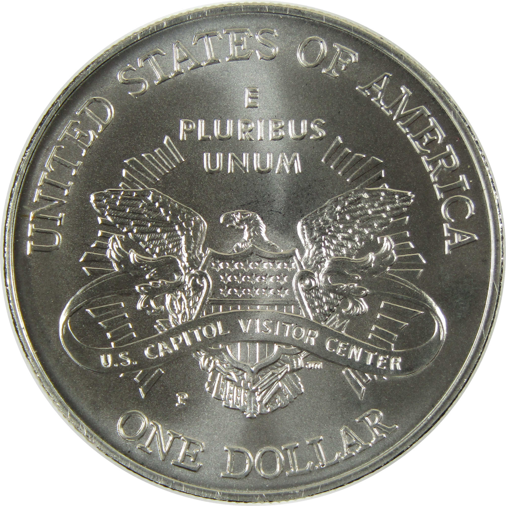 2001 P U.S. Capitol Commemorative Silver Dollar Uncirculated $1 Coin