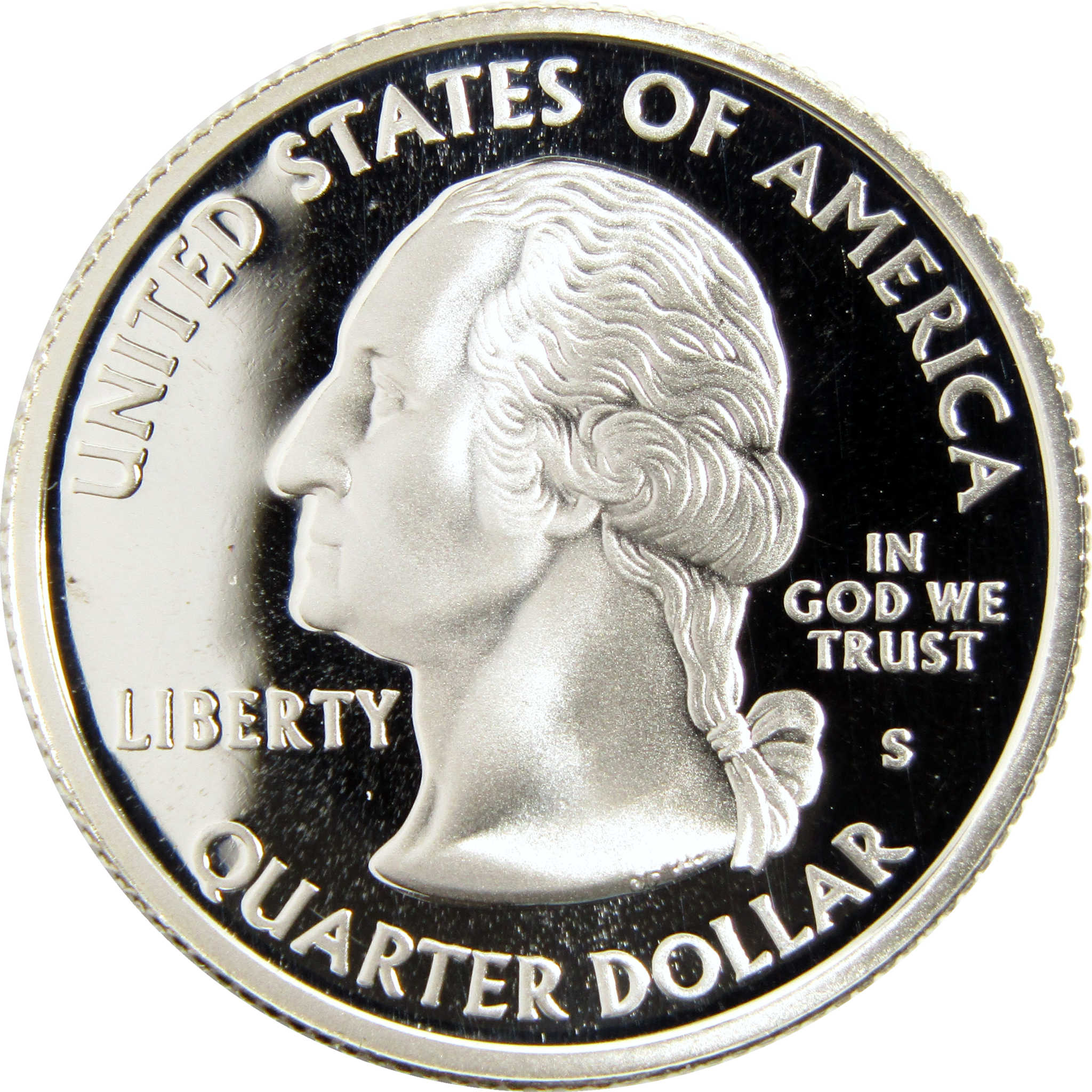2008 S Oklahoma State Quarter Silver Proof 25c Coin