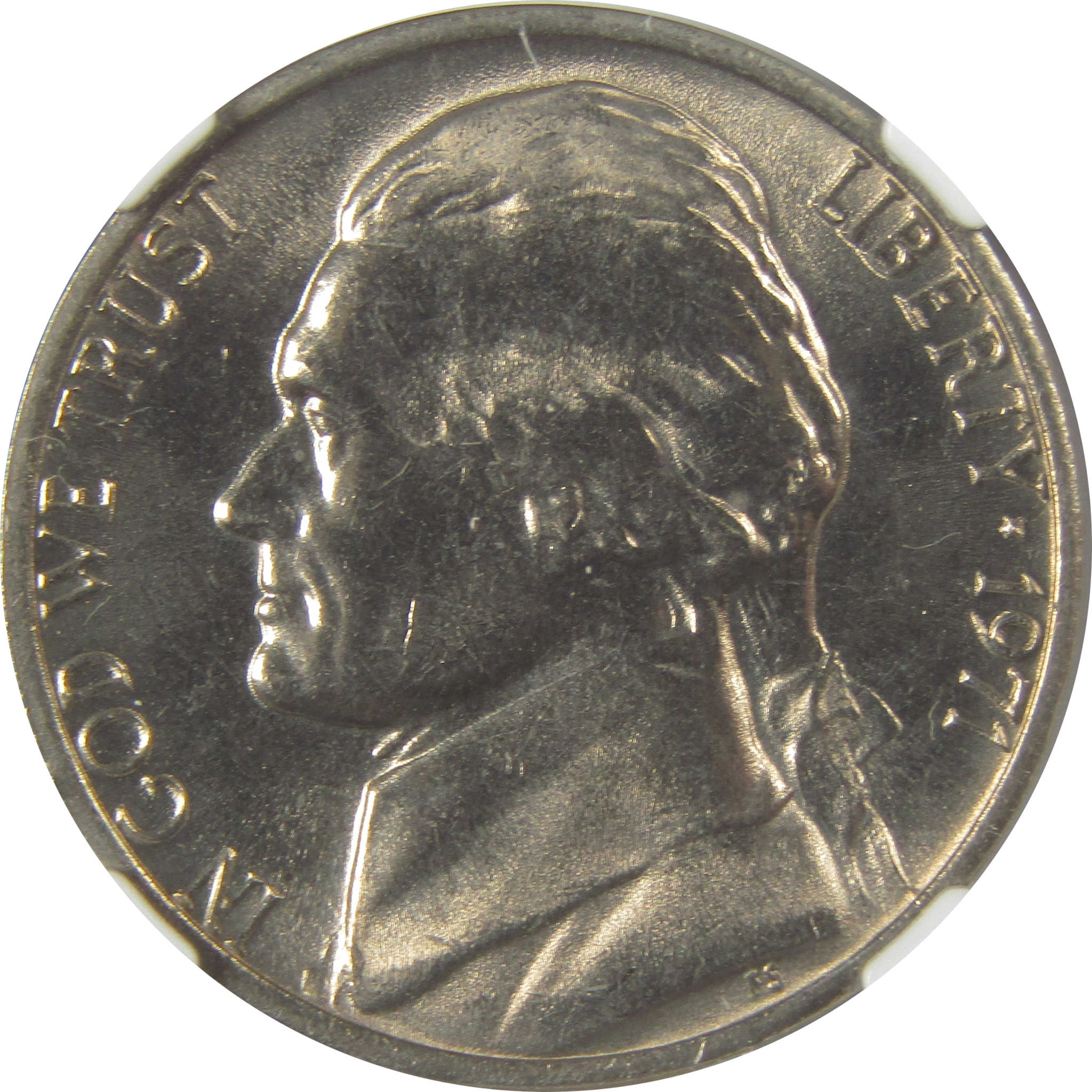 1971 Jefferson Nickel MS 66 5FS NGC Original Bag Fragment SKU:I22109