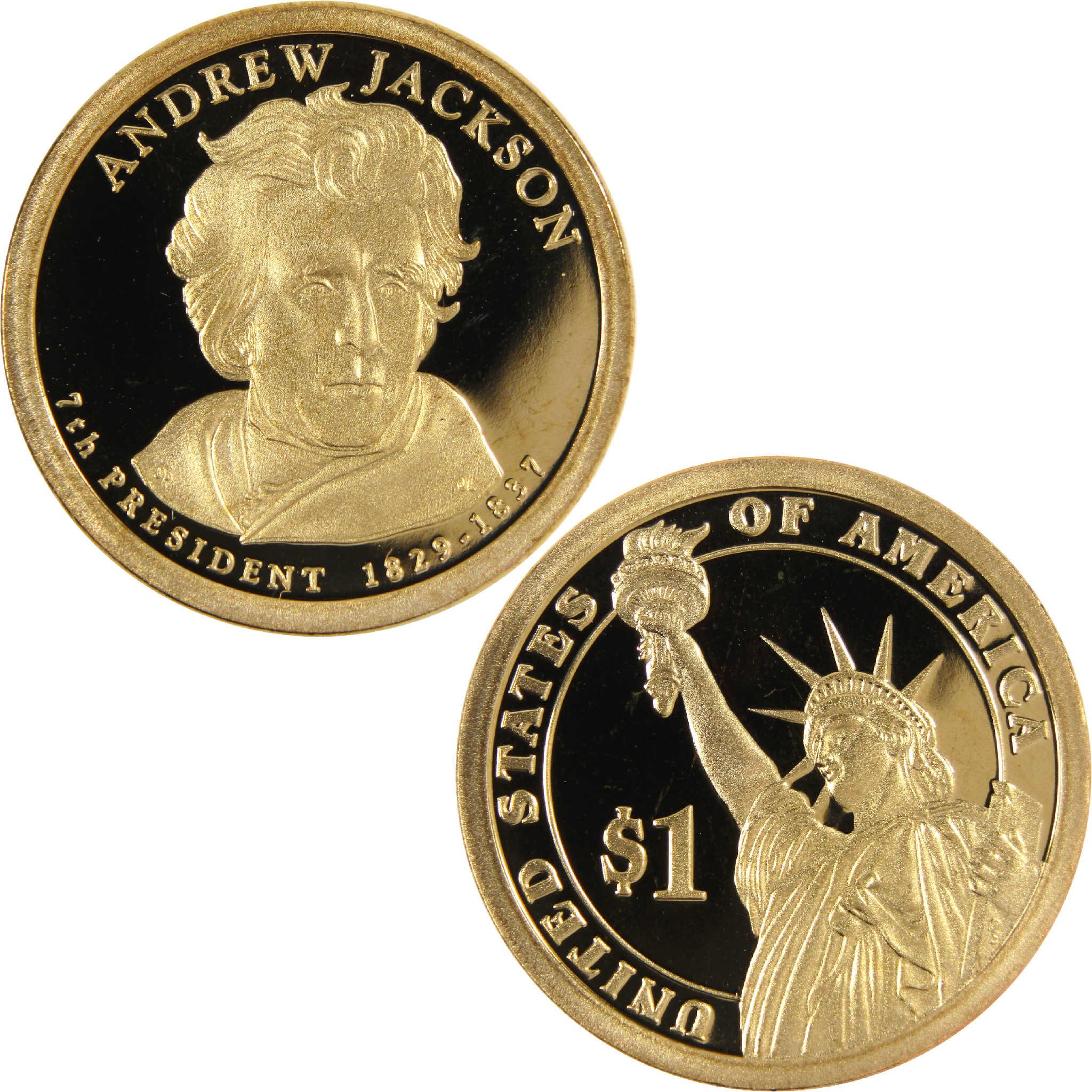 2008 S Andrew Jackson Presidential Dollar Choice Proof $1 Coin