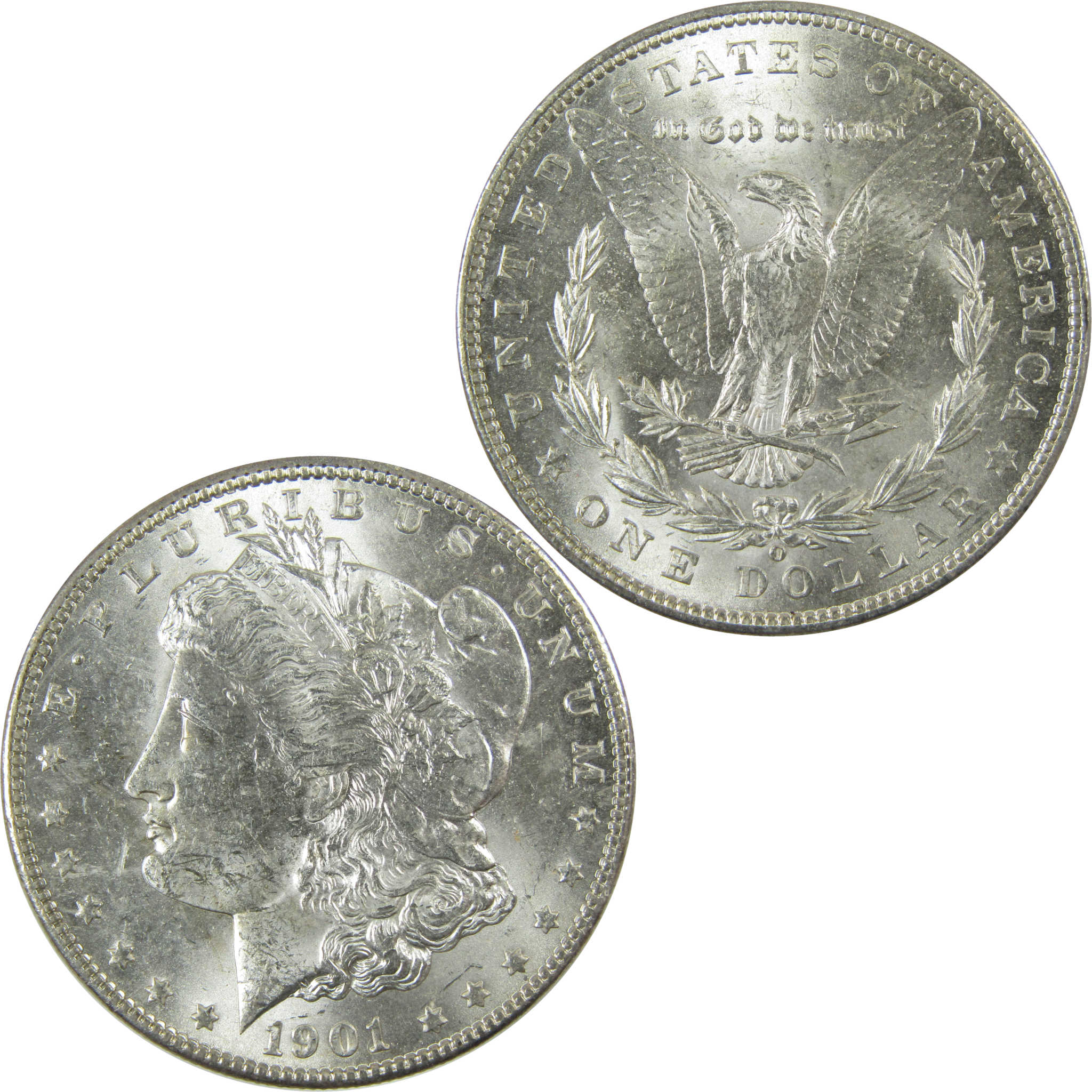 1901 O Morgan Silver Dollar Uncirculated Mint State $1 Coin SKU:I27811