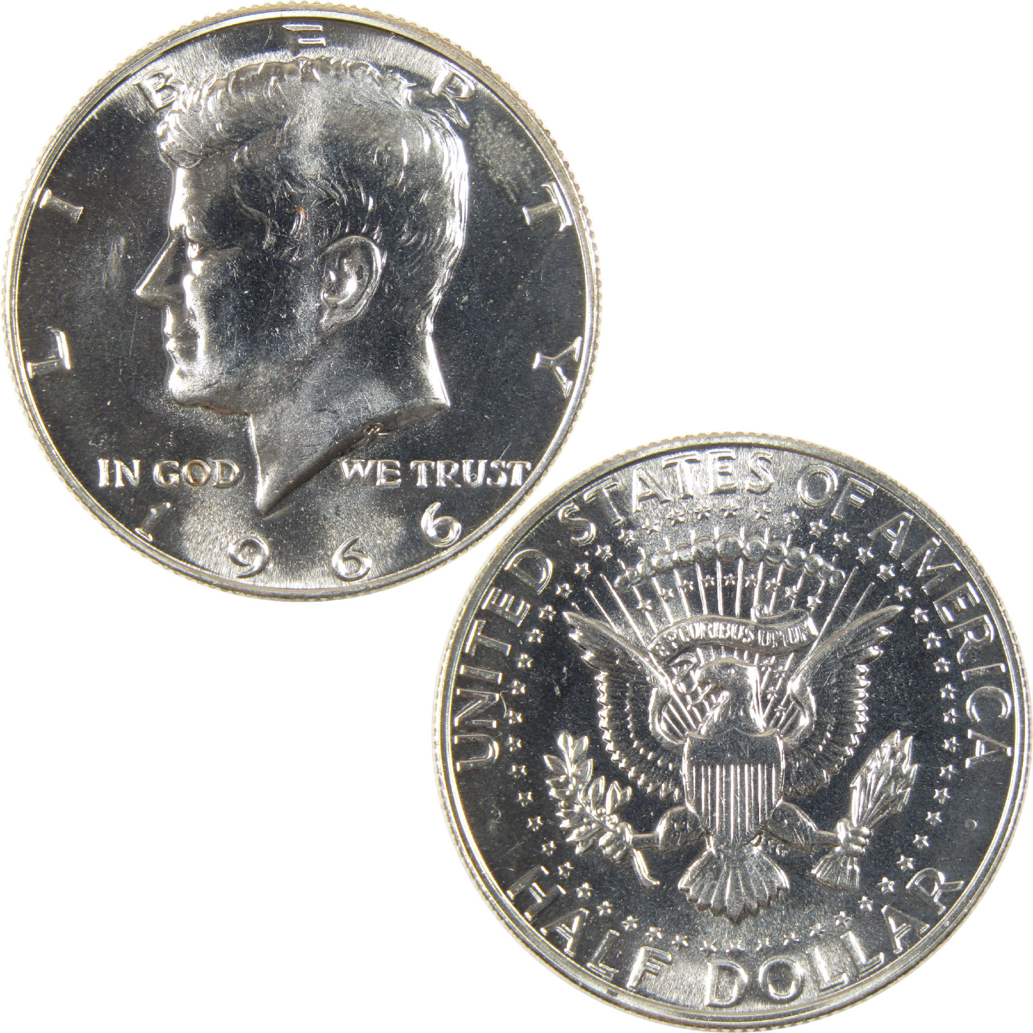 1966 SMS Kennedy Half Dollar Uncirculated Silver Clad 50c Coin
