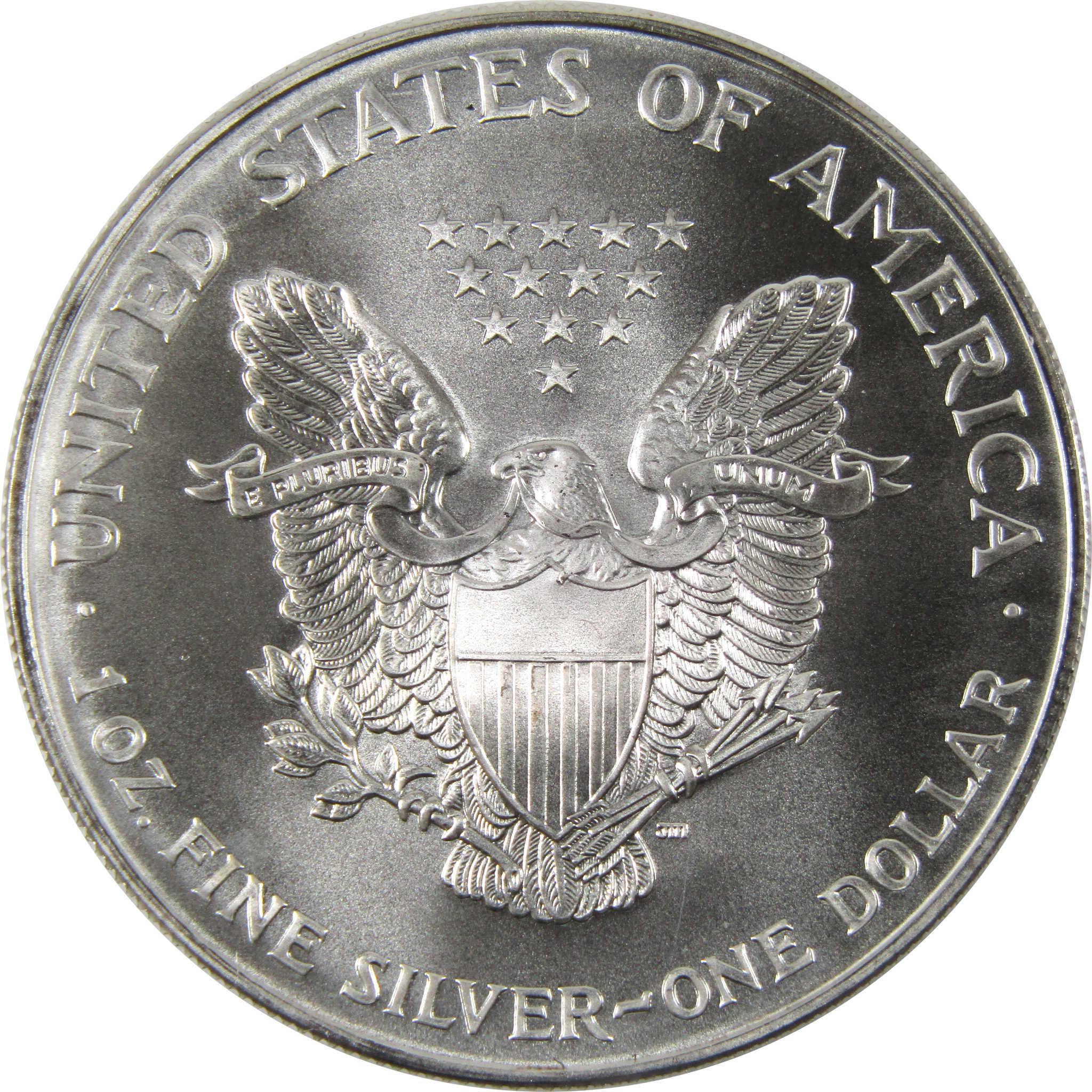2000 American Eagle BU Uncirculated 1 oz .999 Silver Bullion $1 Coin