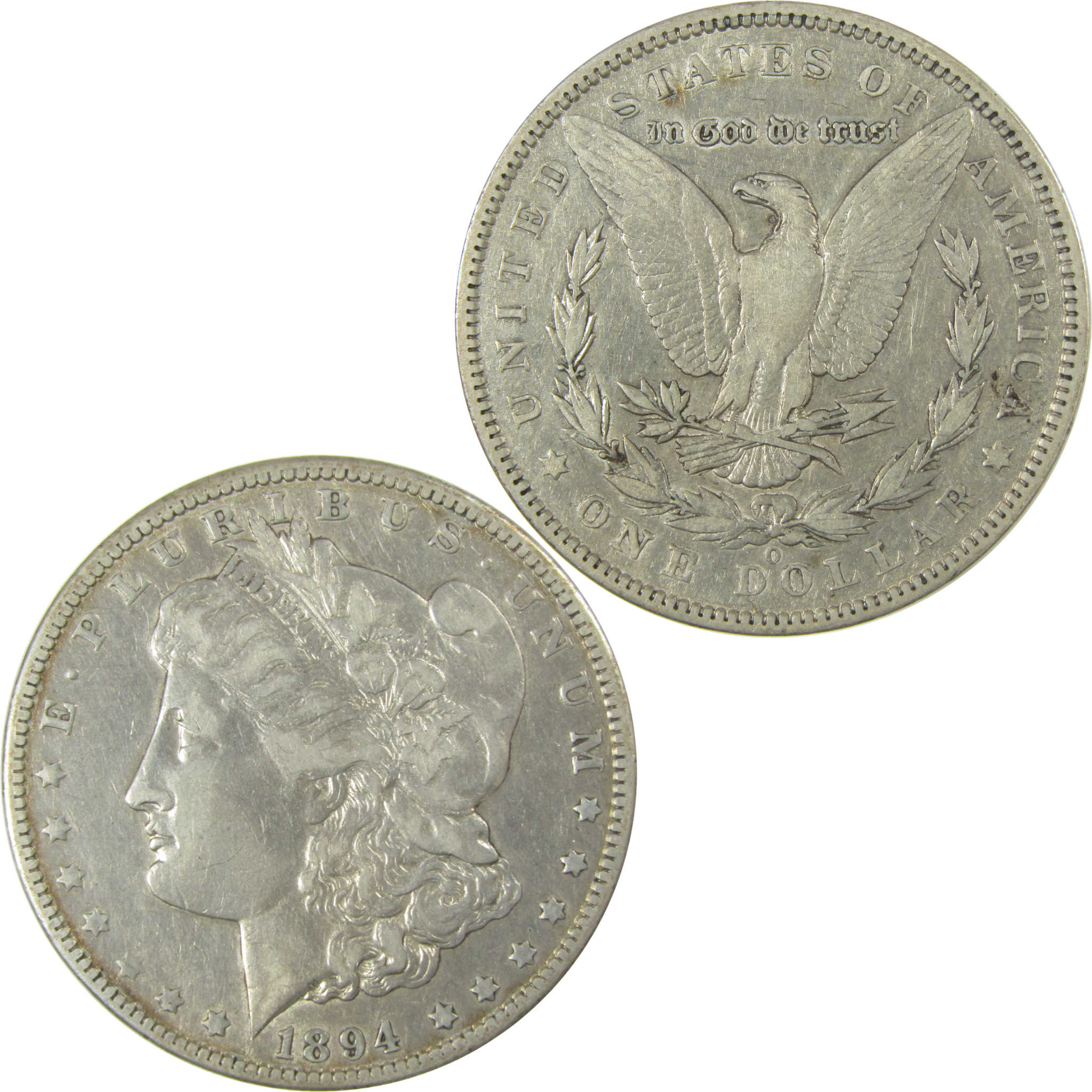 1894 O Morgan Silver Dollar XF EF Extremely Fine Details SKU:I28087 - Morgan coin - Morgan silver dollar - Morgan silver dollar for sale - Profile Coins & Collectibles