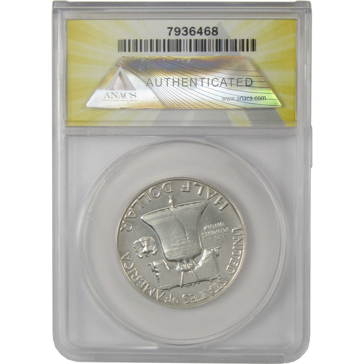 1954 Franklin Silver Half Dollar PF 63 ANACS Proof 50c Coin SKU:I28760