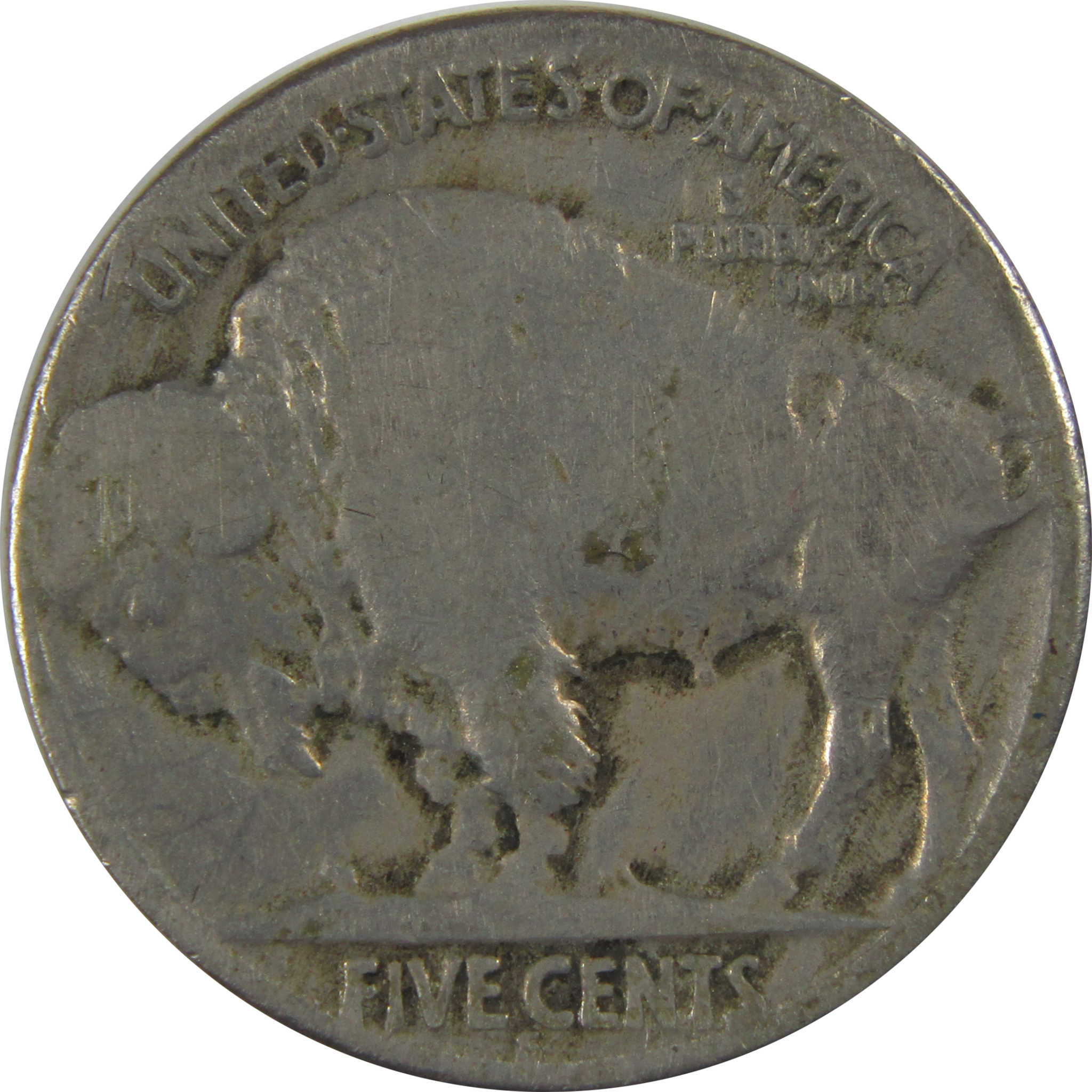 1921 S Indian Head Buffalo Nickel AG About Good 5c Coin SKU:I23433