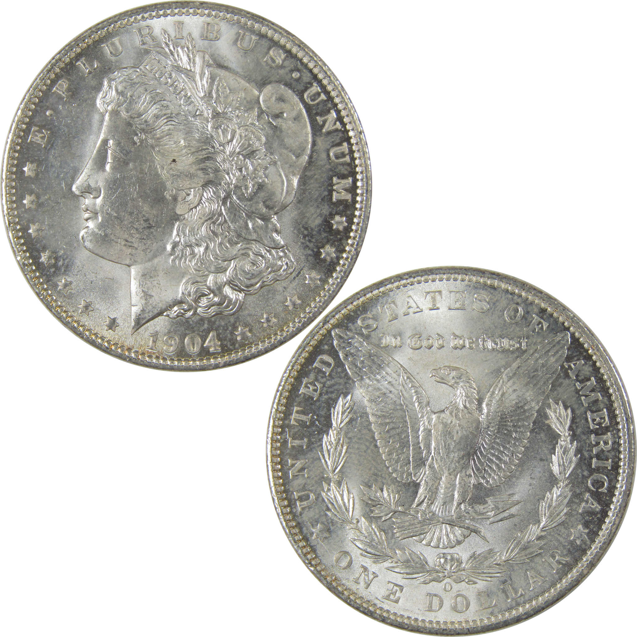 1904 O Morgan Dollar Uncirculated Silver $1 Coin SKU:I22732 - Morgan coin - Morgan silver dollar - Morgan silver dollar for sale - Profile Coins & Collectibles