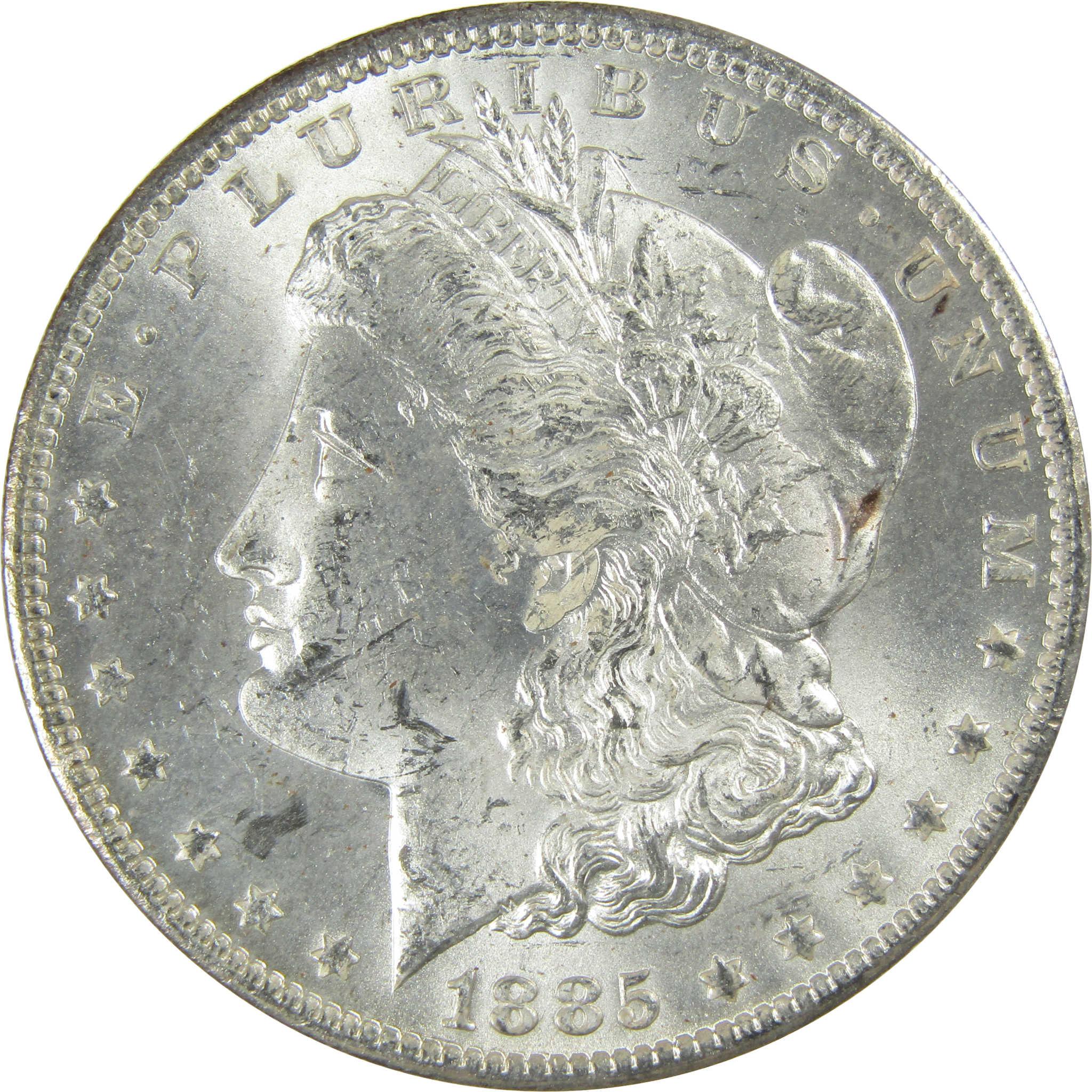 1885 O Morgan Silver Dollar Uncirculated Mint State $1 Coin SKU:I27480 - Morgan coin - Morgan silver dollar - Morgan silver dollar for sale - Profile Coins & Collectibles