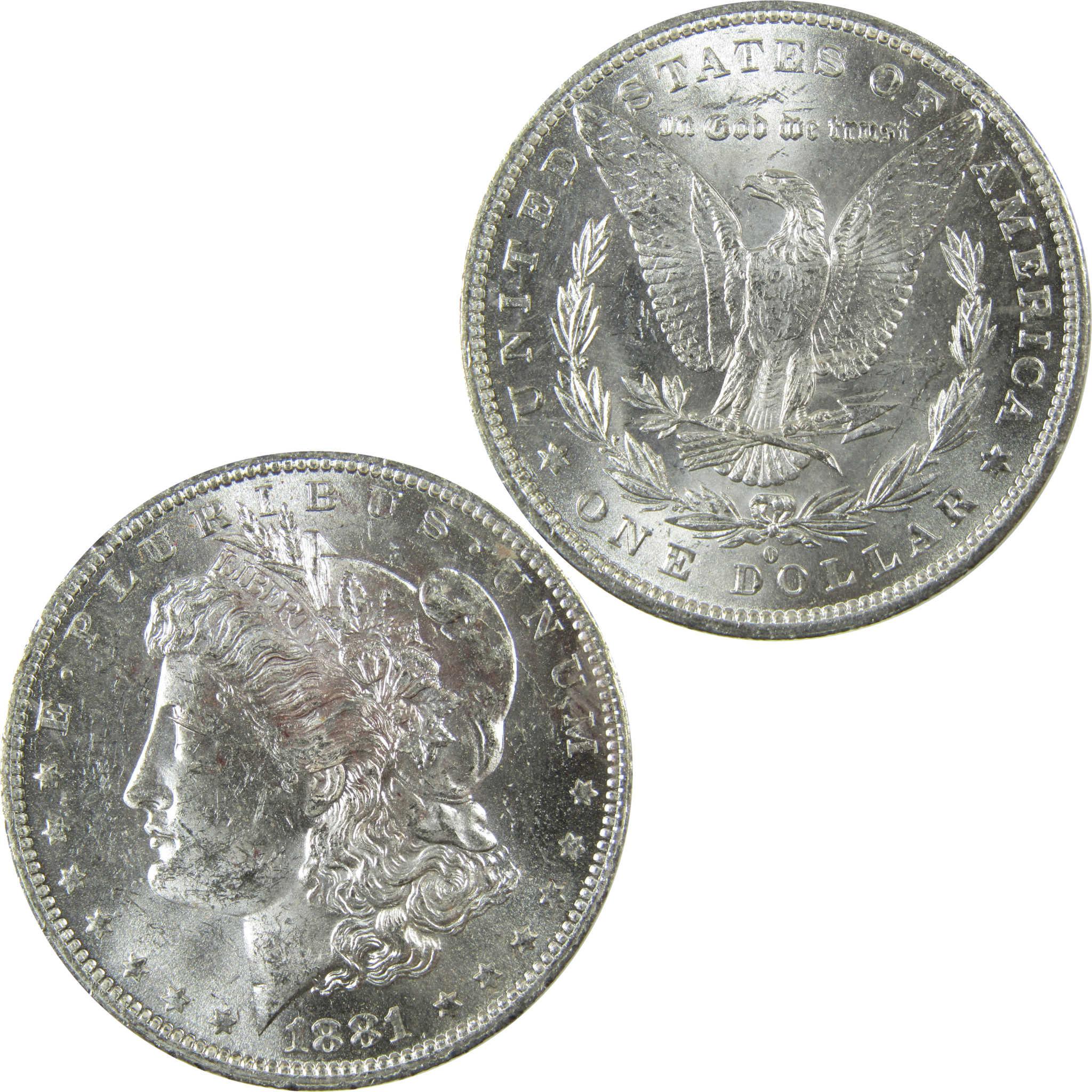 1881 O Morgan Silver Dollar Uncirculated Mint State $1 Coin SKU:I27679 - Morgan coin - Morgan silver dollar - Morgan silver dollar for sale - Profile Coins & Collectibles