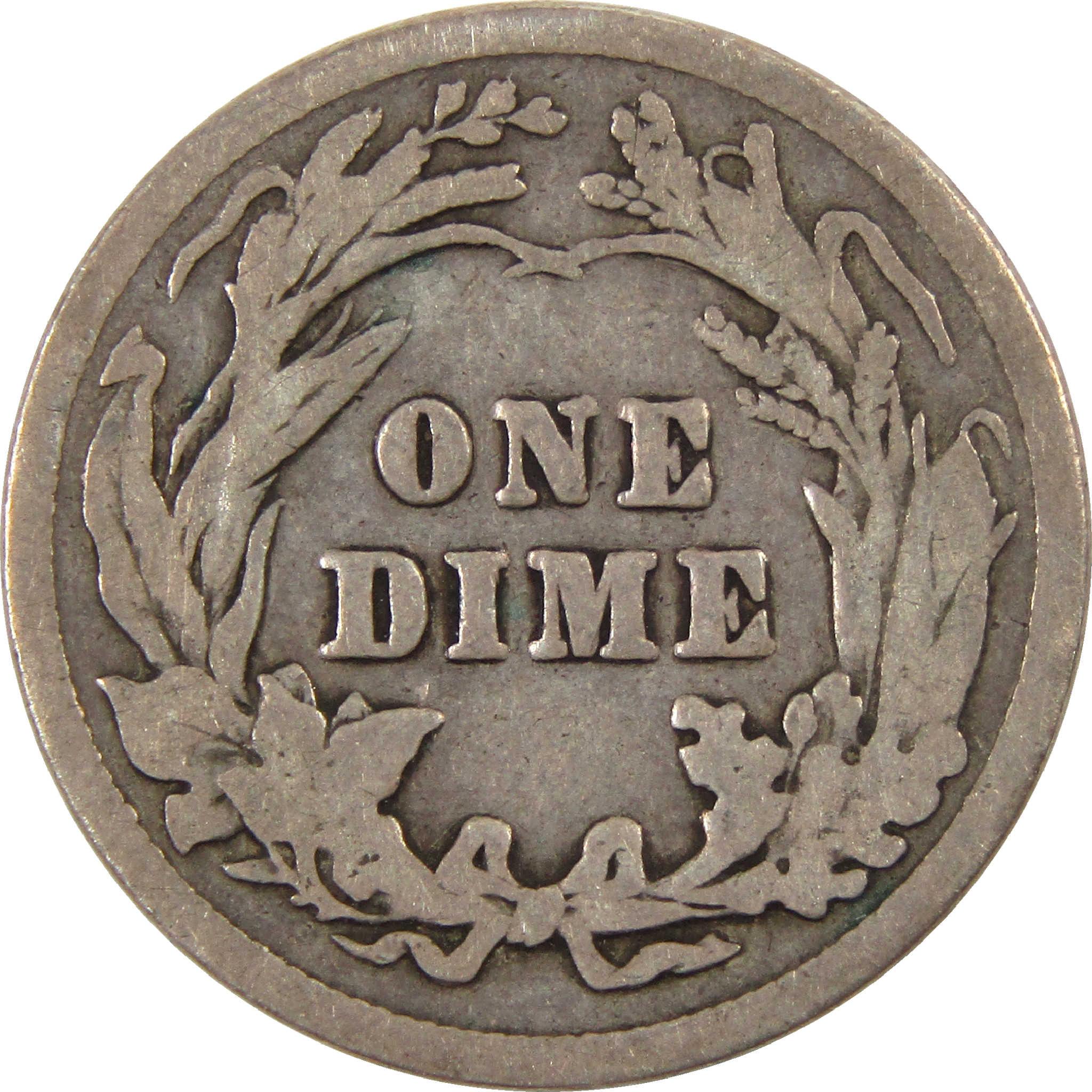 1915 Barber Dime G Good Silver 10c Coin