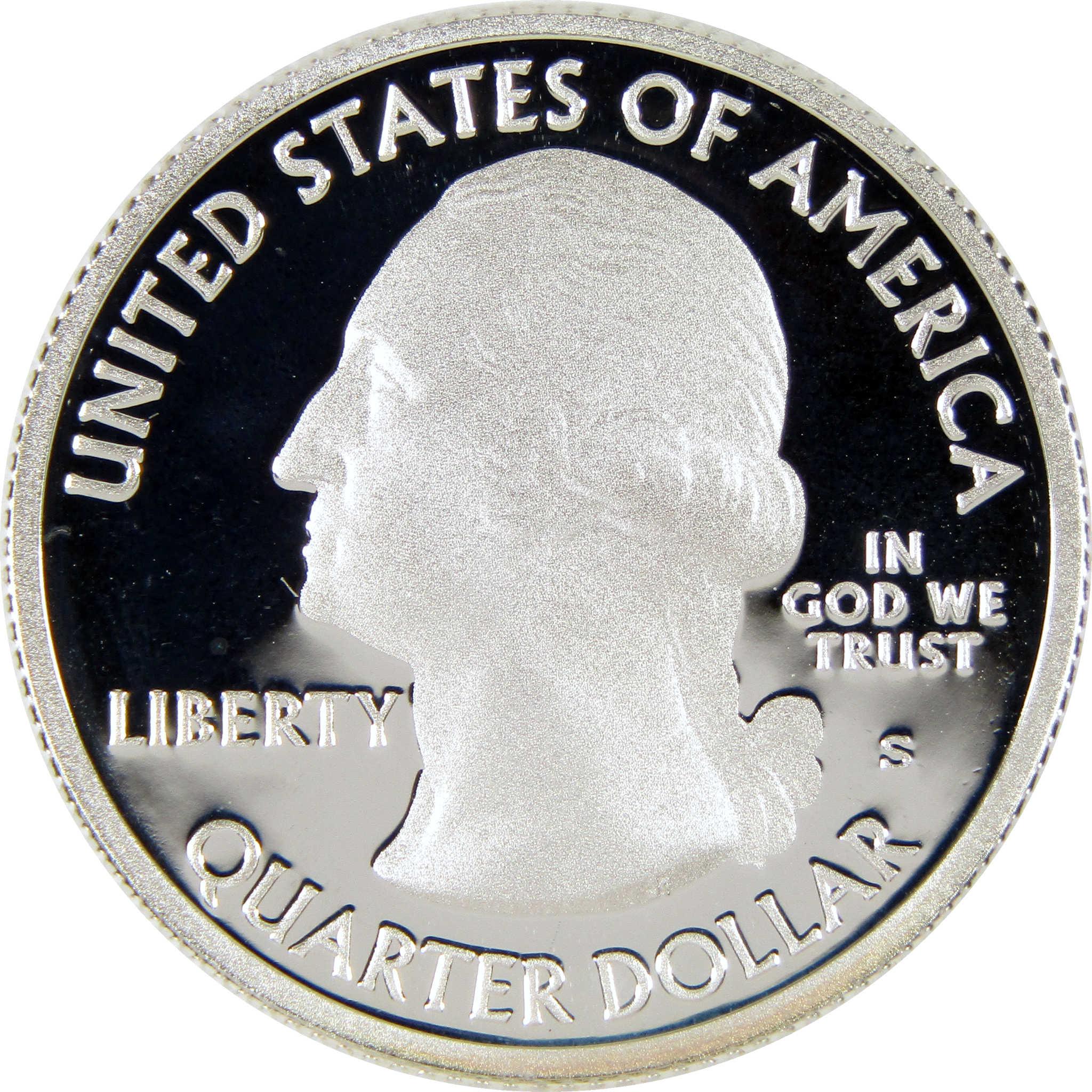 United States quarter dollar coin with George Washington profile, collectible currency