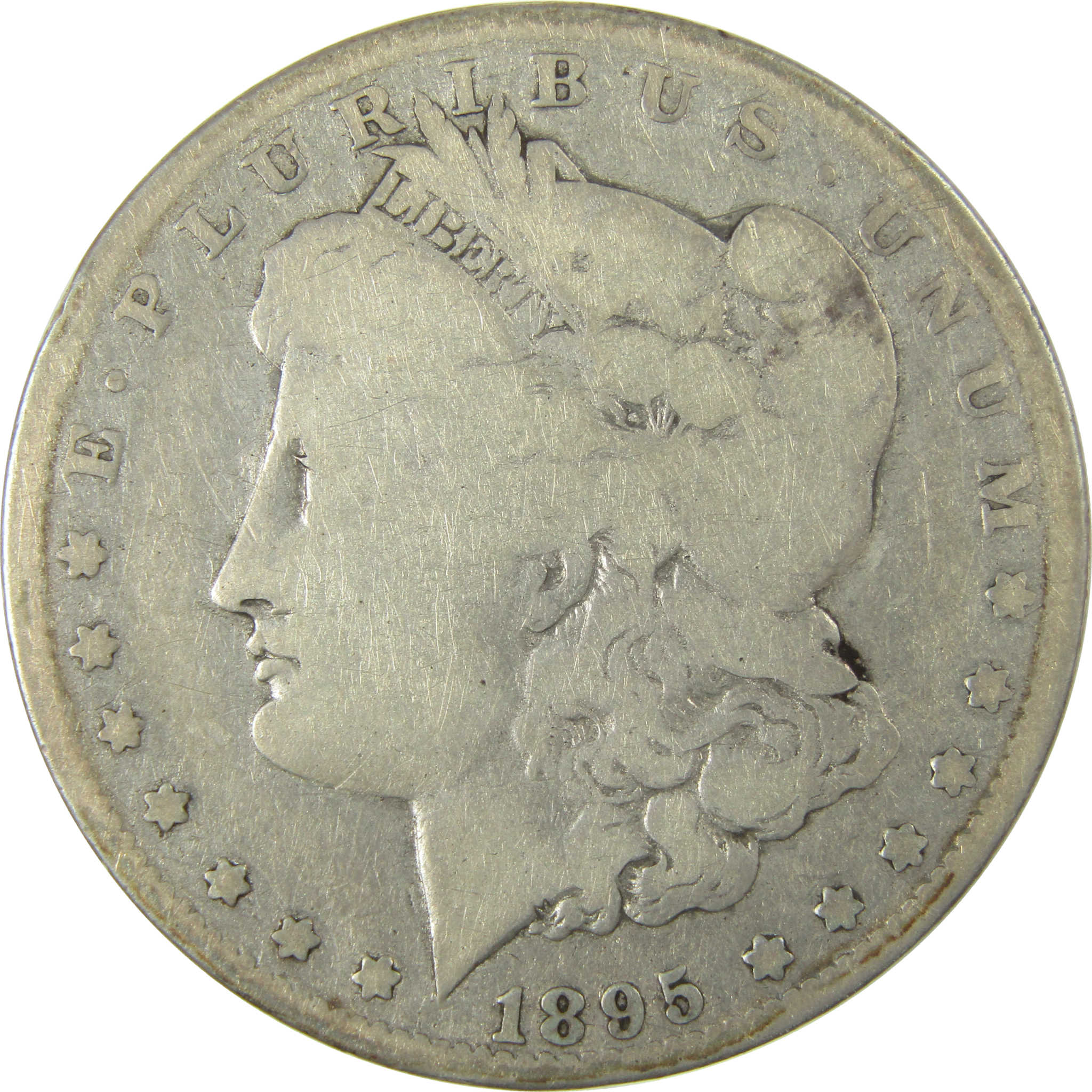 1895 O Morgan Silver Dollar VG Very Good Details $1 Coin SKU:I28089
