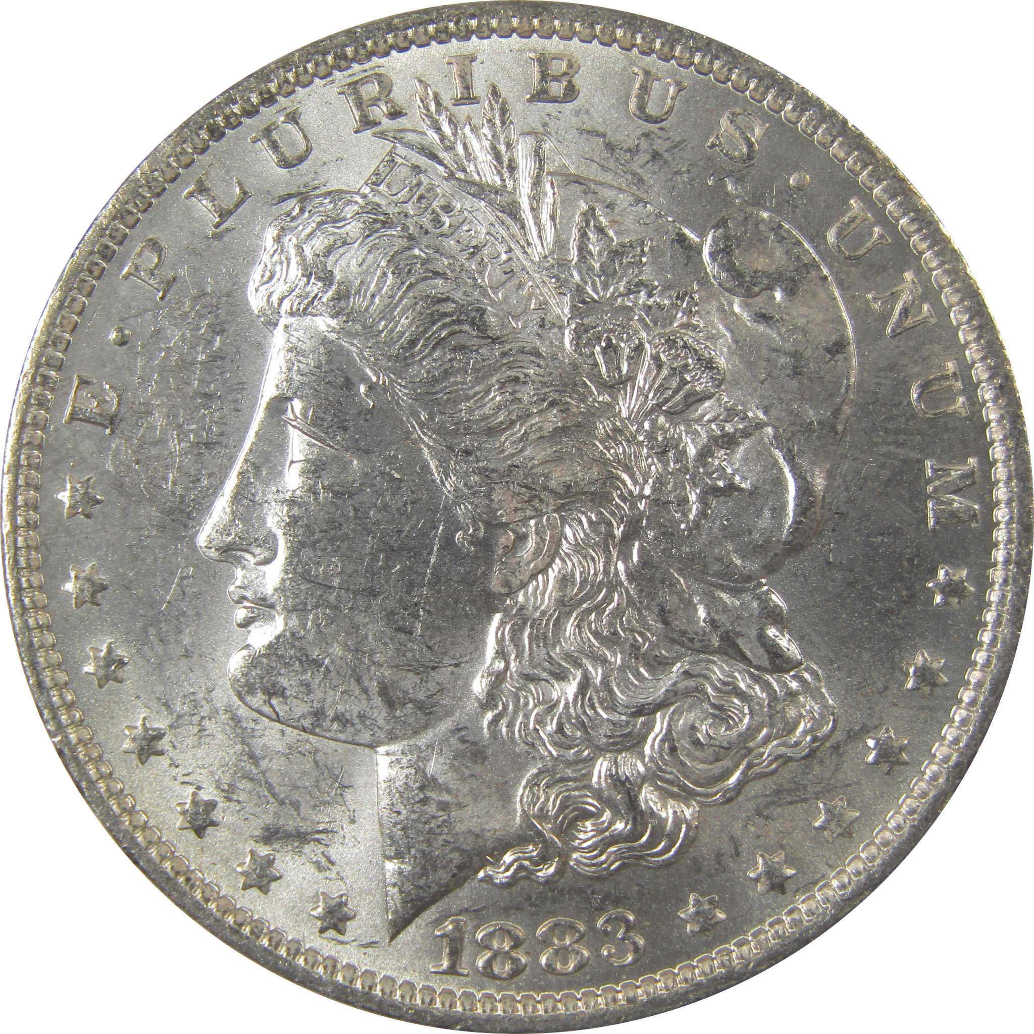 1883 O Morgan Silver Dollar Uncirculated Mint State Toned SKU:I24841