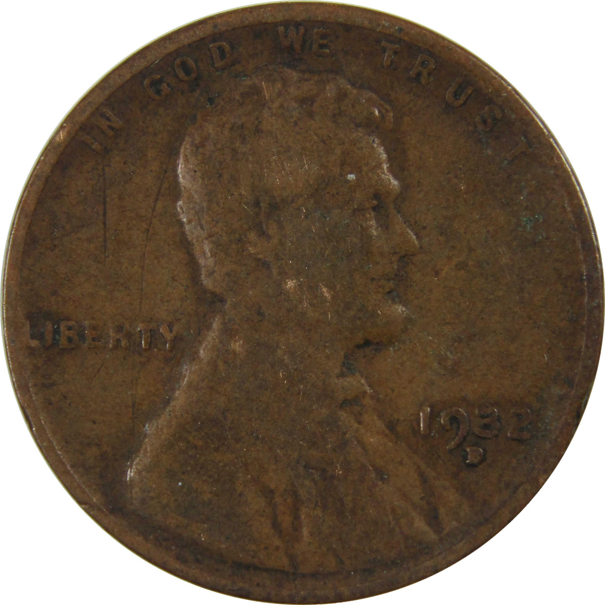 1932 D Lincoln Wheat Cent VG Very Good Penny 1c Coin SKU:I27129