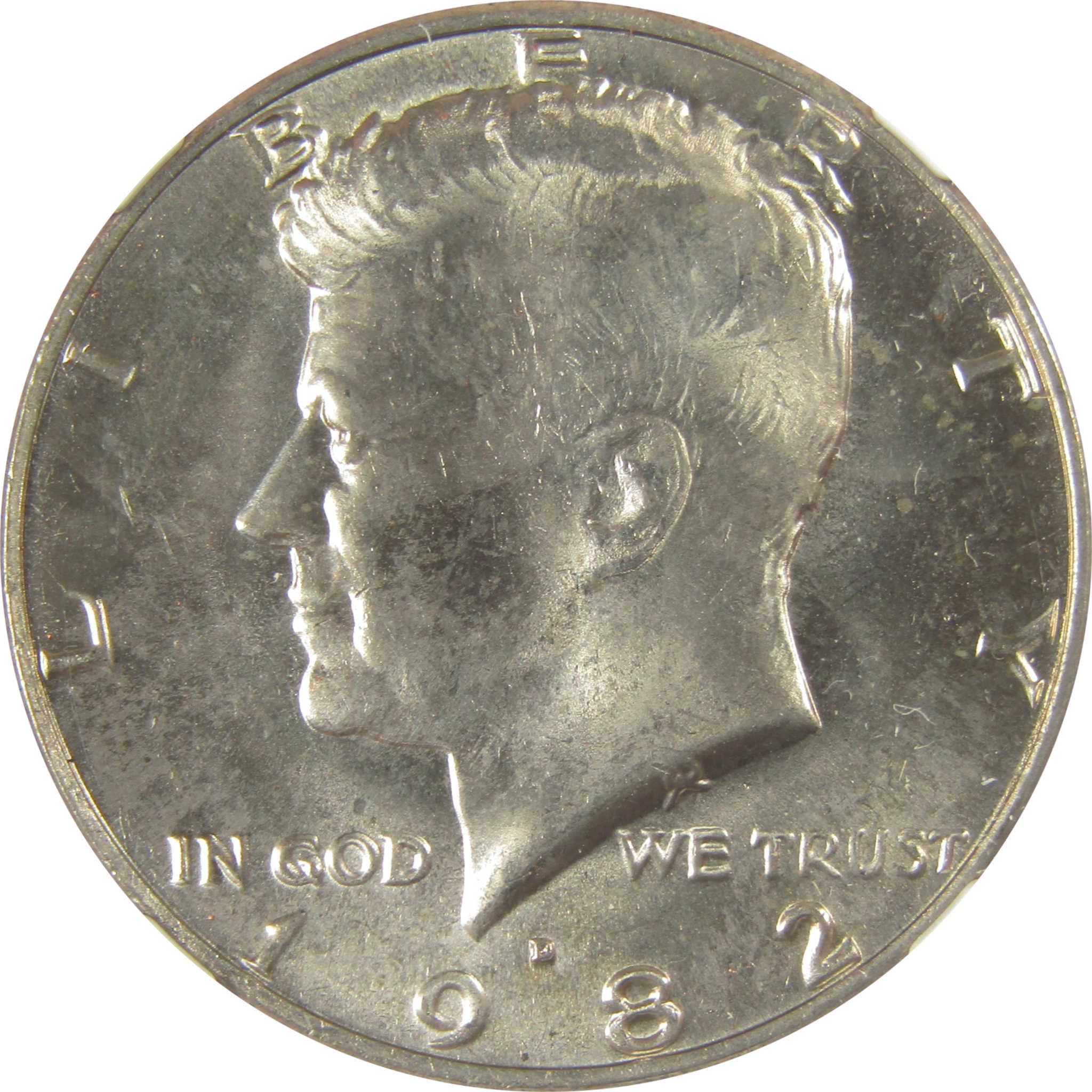 1982 D Kennedy Half Dollar MS 66 NGC Clad Uncirculated SKU:I20541