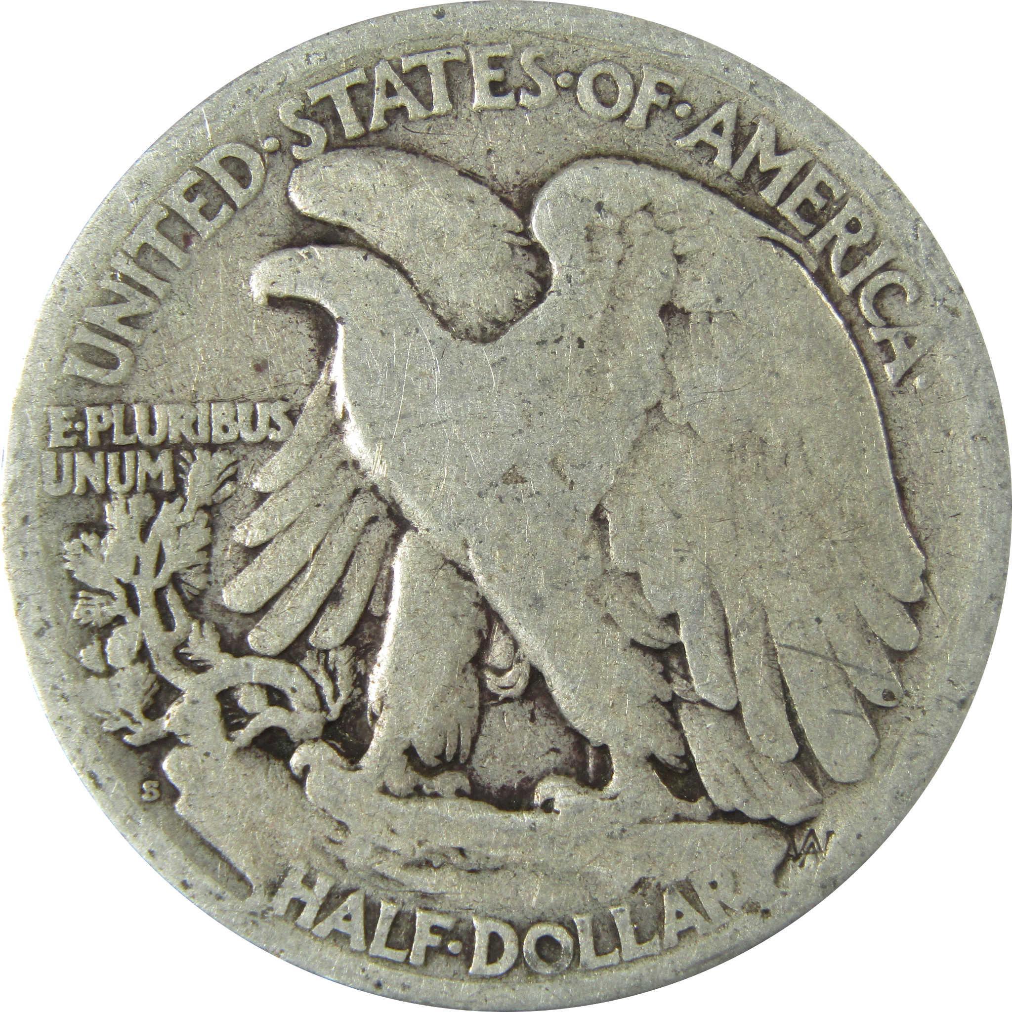1923 S Liberty Walking Silver Half Dollar G Good 50c Coin SKU:CP500