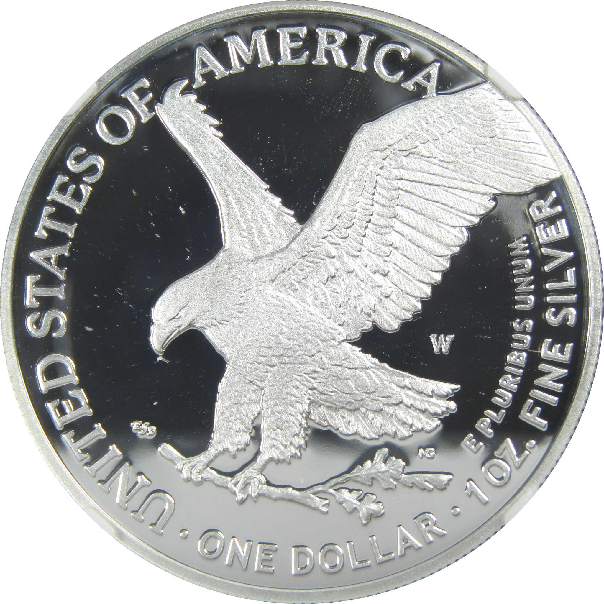 2023 W American Silver Eagle PF 70 UCAM NGC Proof Early Releases