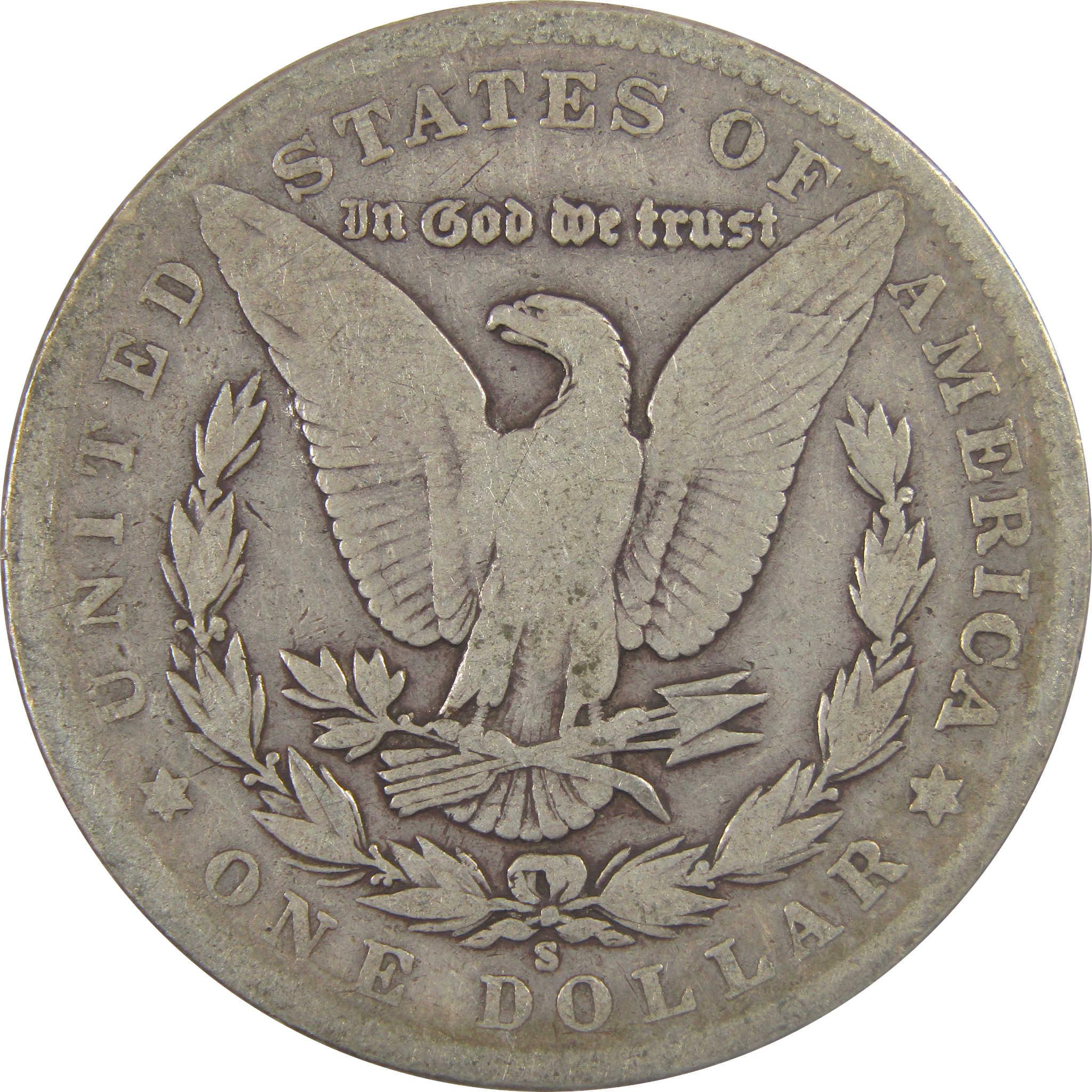 1903 S Morgan Silver Dollar VG Very Good $1 Coin SKU:I24602 - Morgan coin - Morgan silver dollar - Morgan silver dollar for sale - Profile Coins & Collectibles