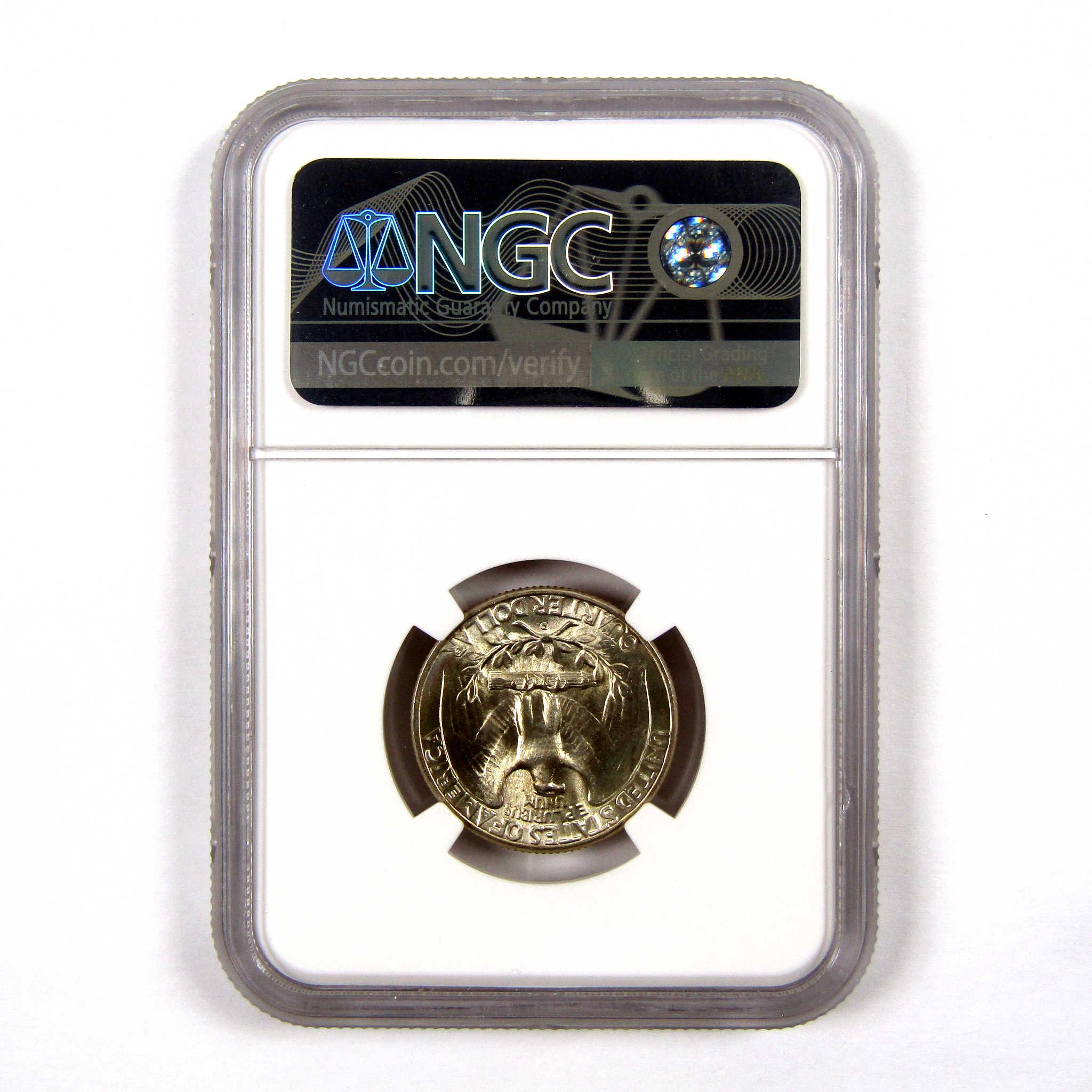 1946 D Washington Quarter MS 67 NGC 90% Silver 25c Unc SKU:I9236