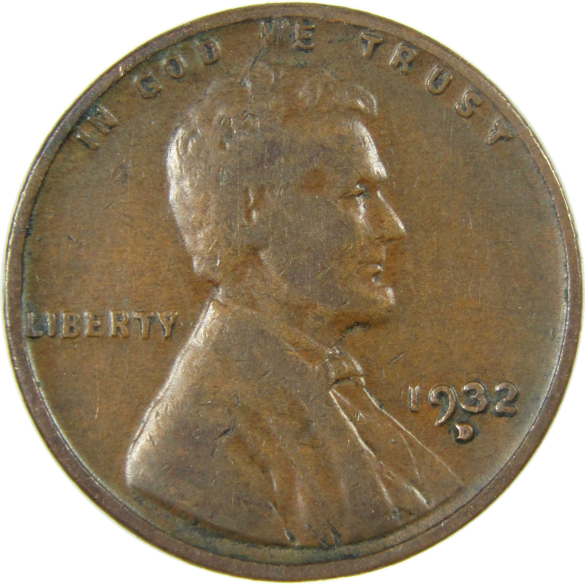 1932 D Lincoln Wheat Cent VG Very Good Penny 1c Coin SKU:I26774
