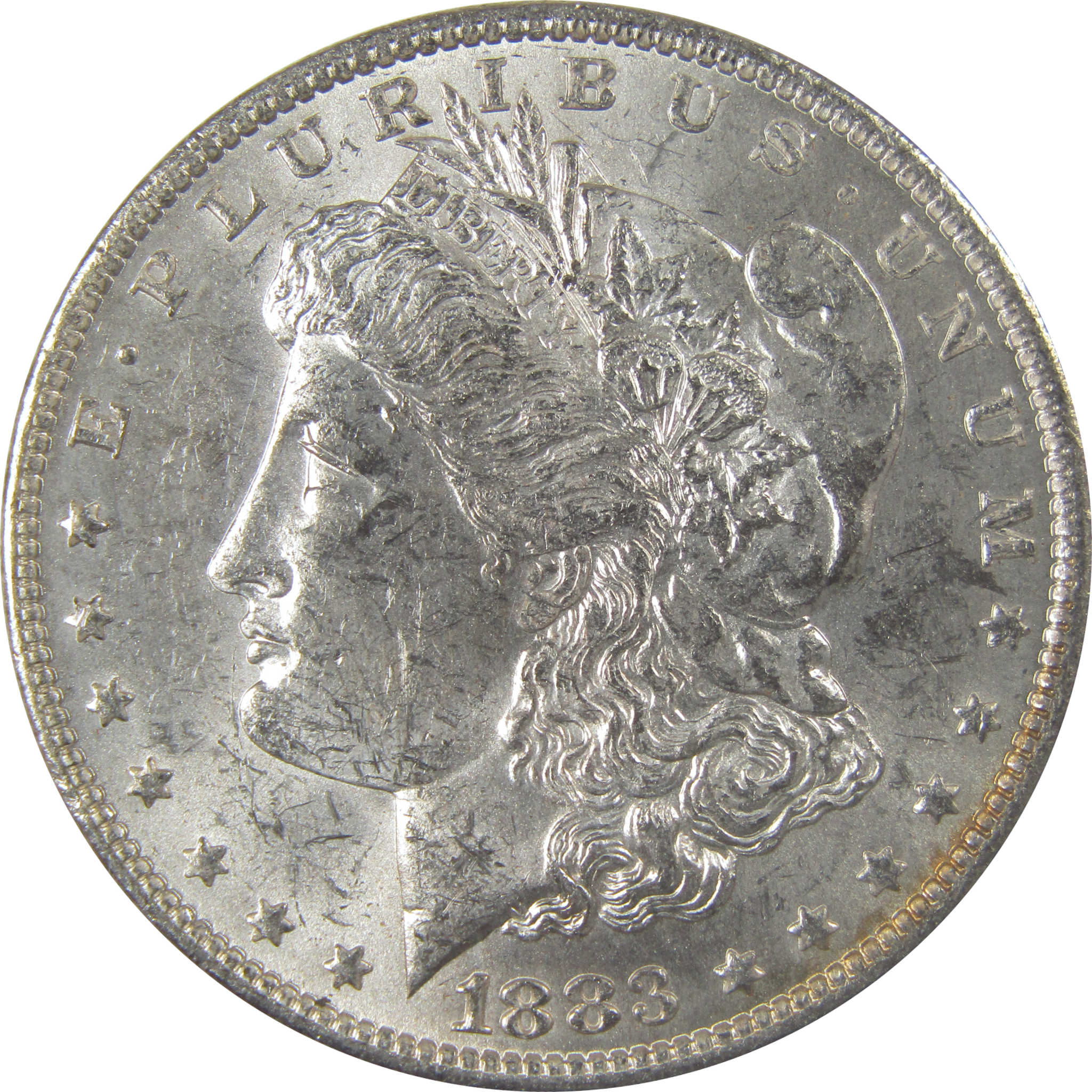 1883 O Morgan Silver Dollar Uncirculated Mint State Toned SKU:I24864