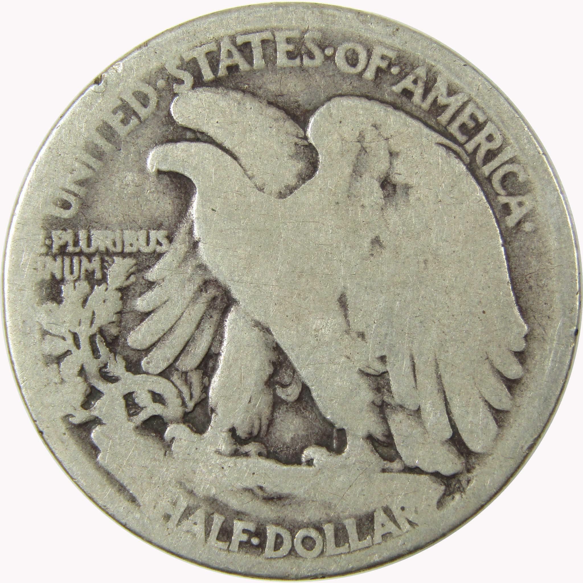 1919 Liberty Walking Silver Half Dollar G Good 50c Coin SKU:CP1467