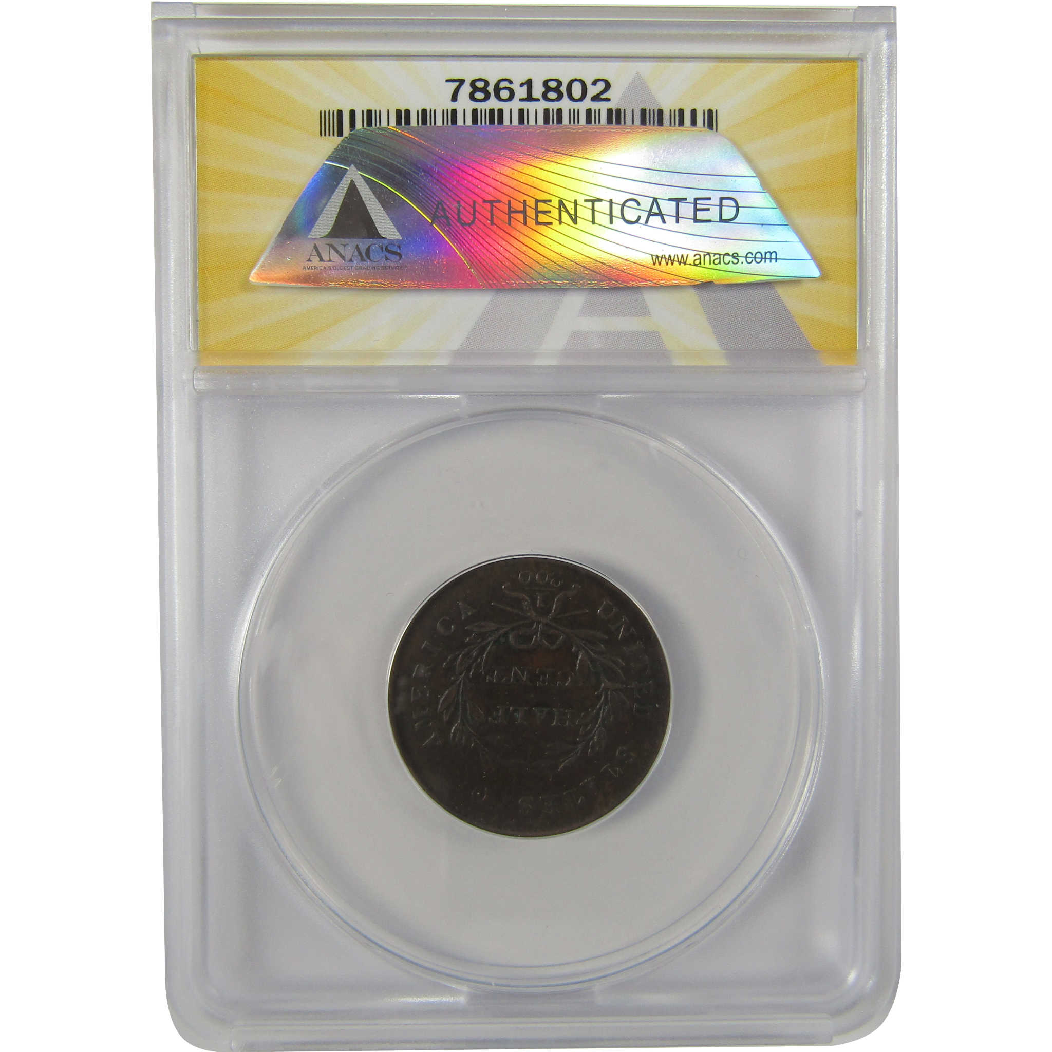 1800 C-1 Draped Bust Half Cent EF 40 Details ANACS Copper SKU:CPC0823